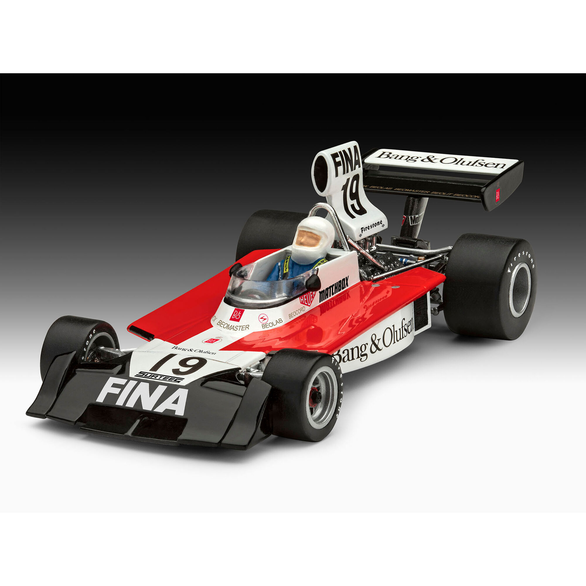 Model bolidu Surtees TS16/03 w skali 1:32
