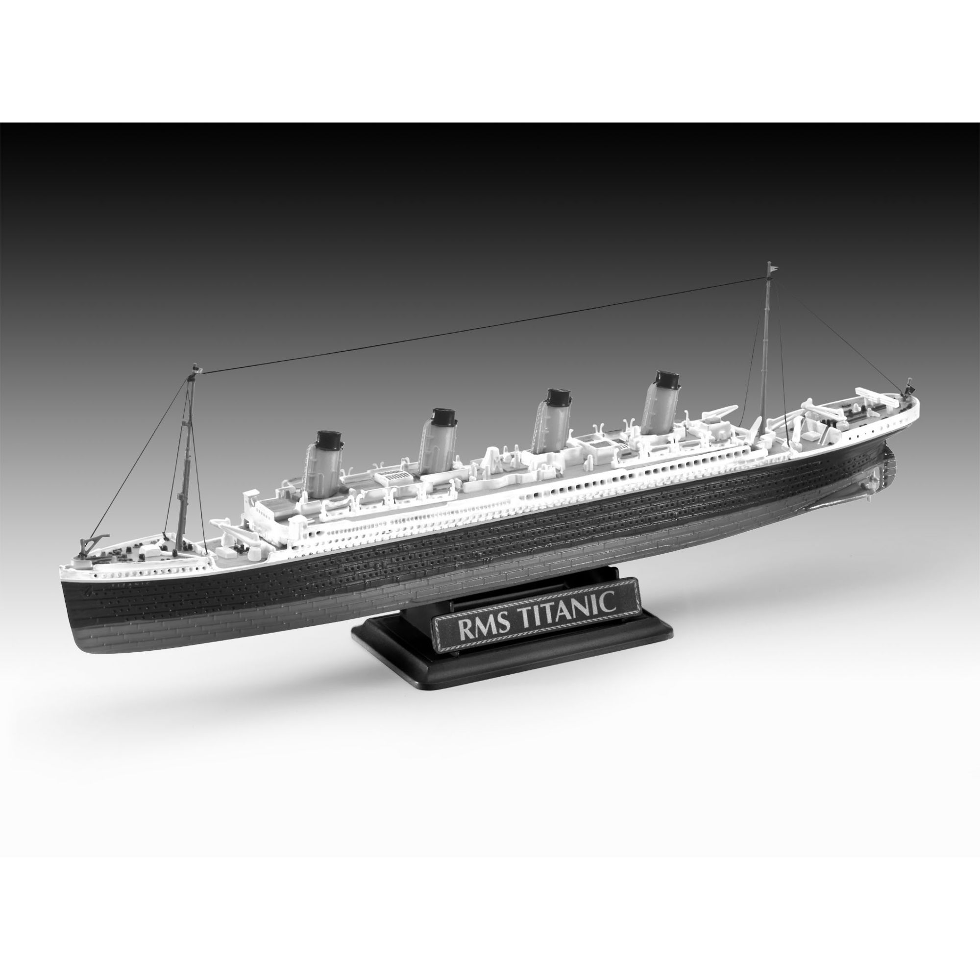 Model R.M.S. Titanic na podstawce ekspozycyjnej
