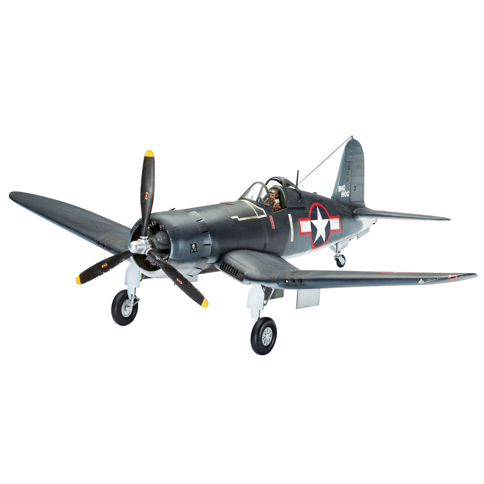 Złożony model samolotu Vought F4U-1A Corsair