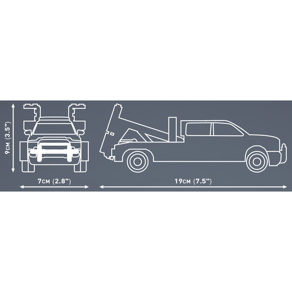 Wymiary modelu RAM 3500 Wrecker Tow Truck