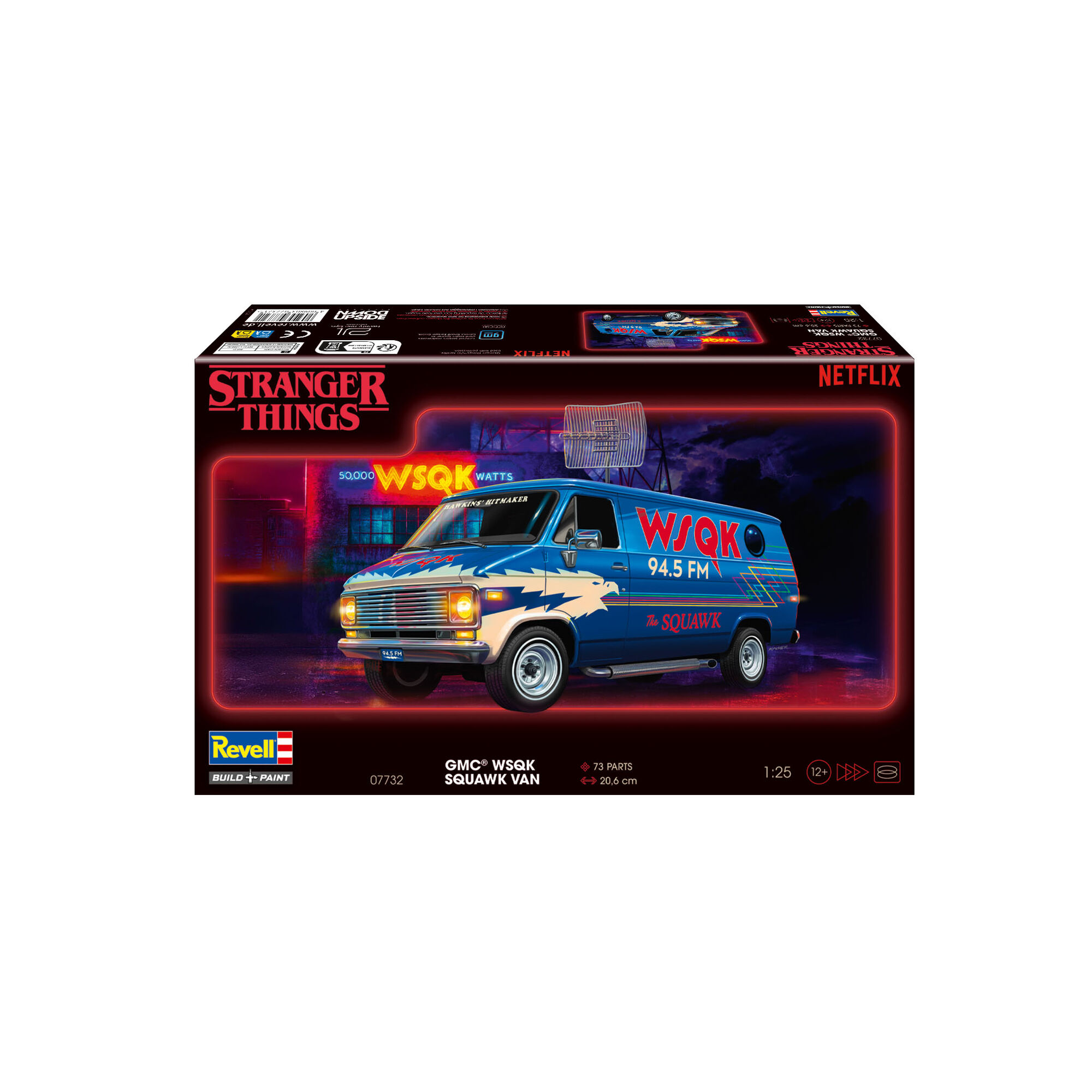 Model samochodu z pudełkiem zestawu Stranger Things
