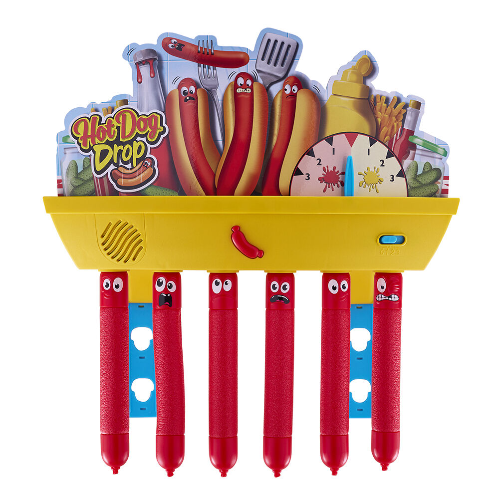 Grill Hot Dog Drop z piankowymi kiełbaskami i akcesoriami