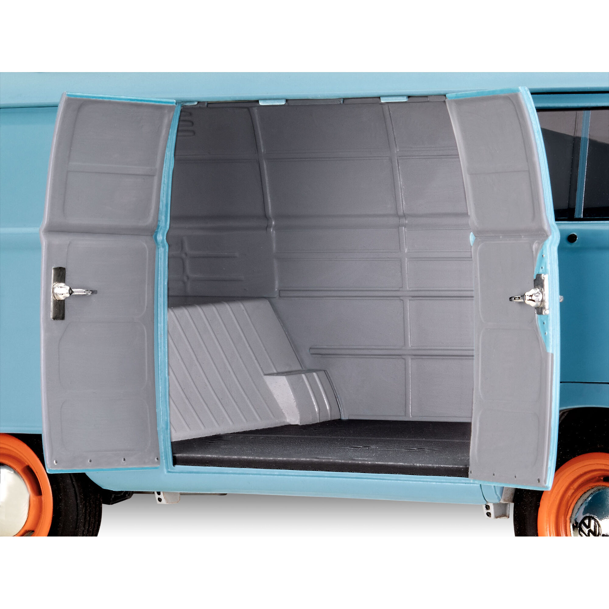 Wnętrze przestrzeni ładunkowej modelu Volkswagen T1