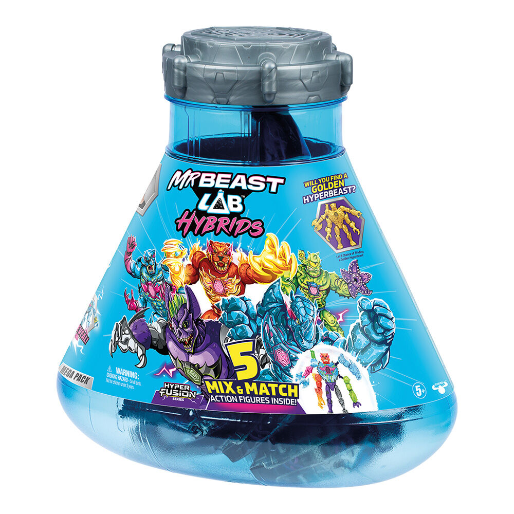 Pojemnik MrBeast Lab Hybrids Mega Pack z zamkniętą pokrywą