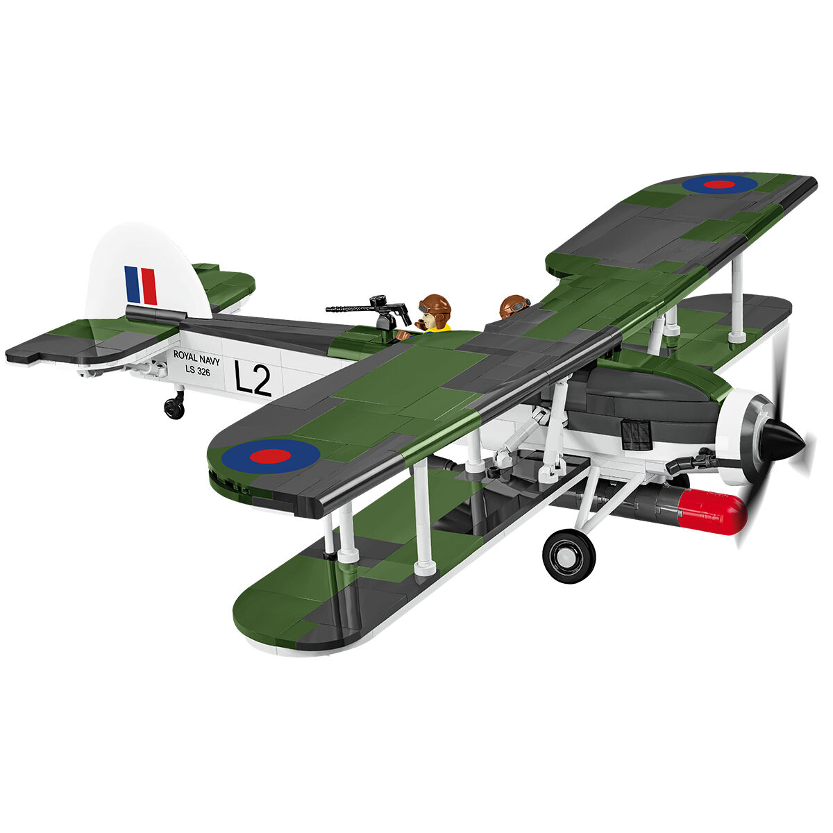 Zbudowany model samolotu Fairey Swordfish