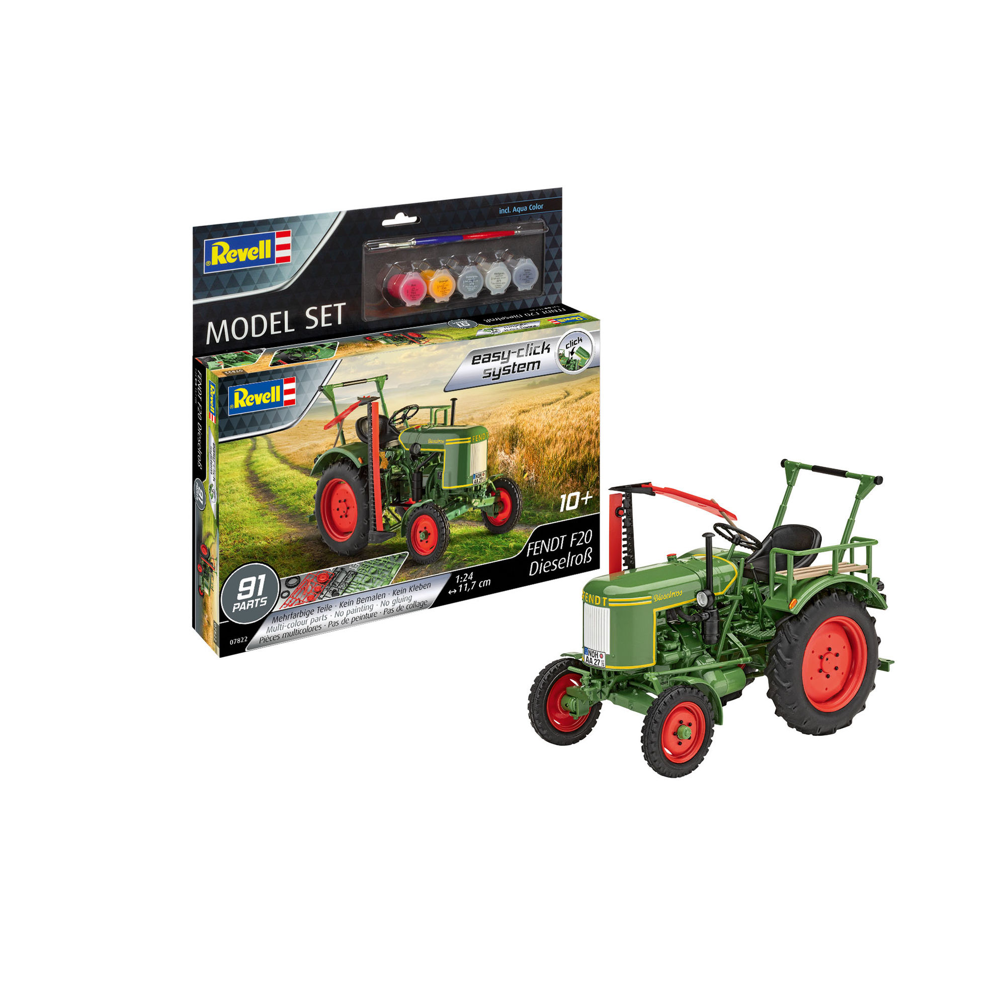 Model ciągnika Fendt F20 Dieselross z opakowaniem zestawu
