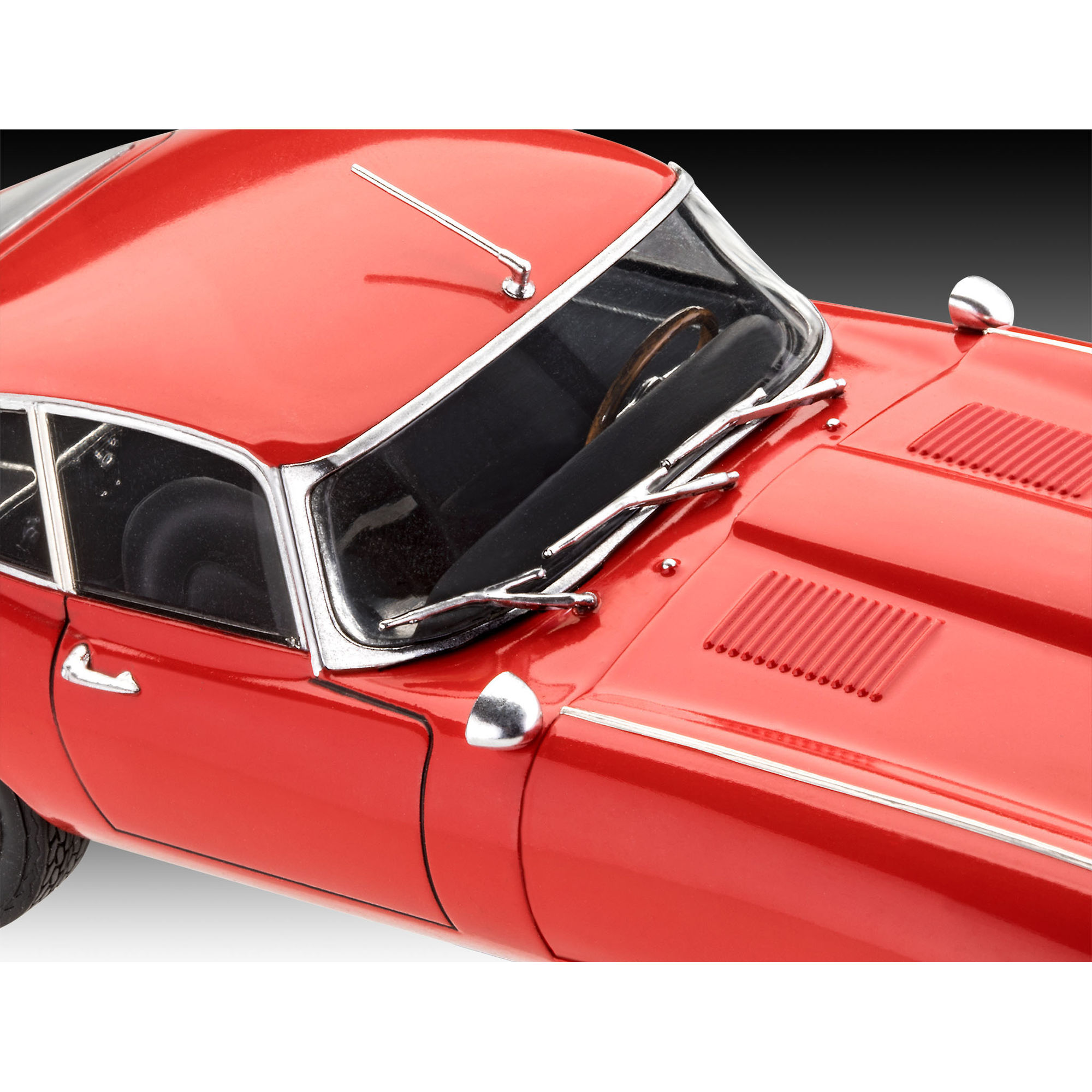 Detal przedniej części modelu Jaguara E-Type