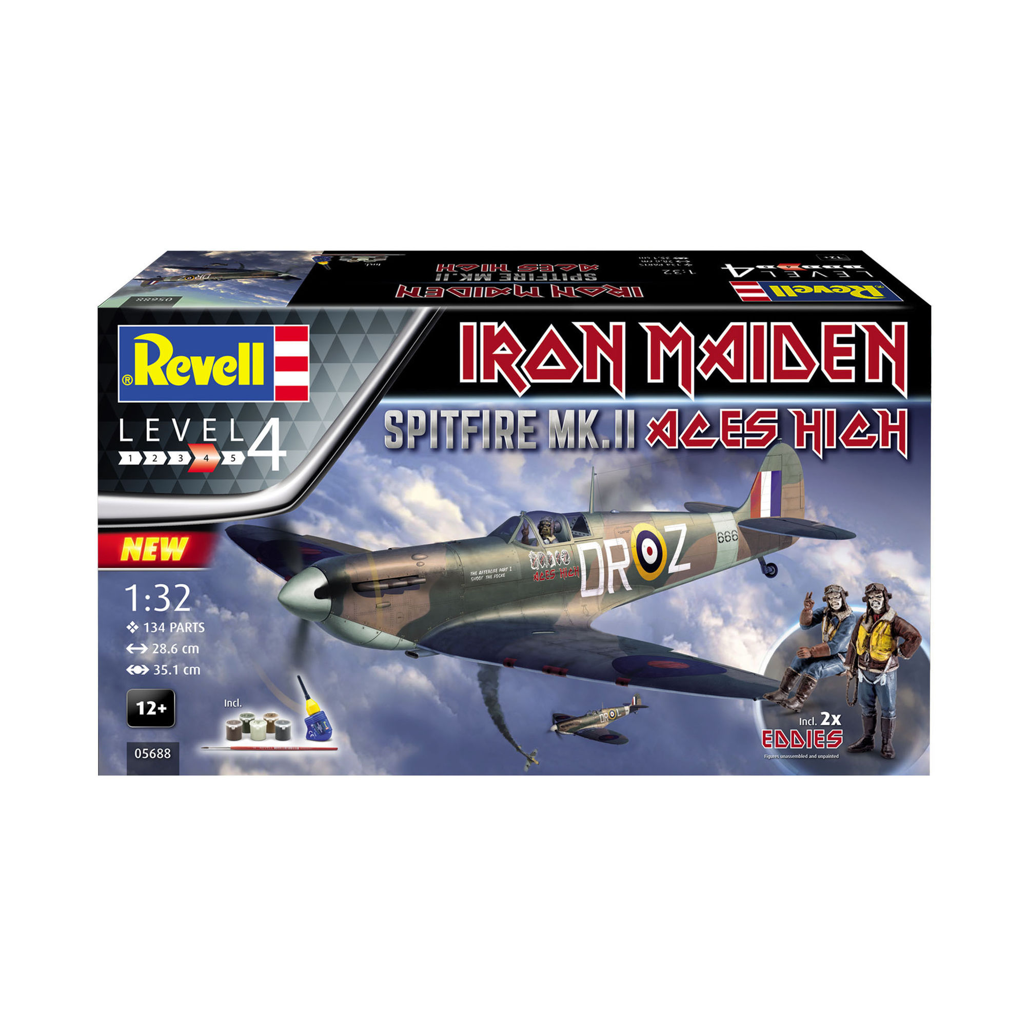 Pudełko zestawu modelarskiego Spitfire Mk.II Aces High