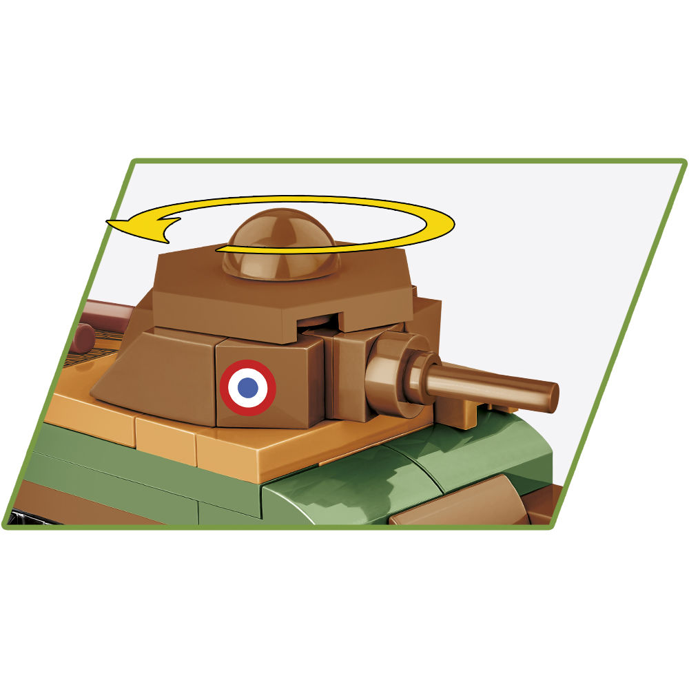 Obracana wieża modelu Somua S-35