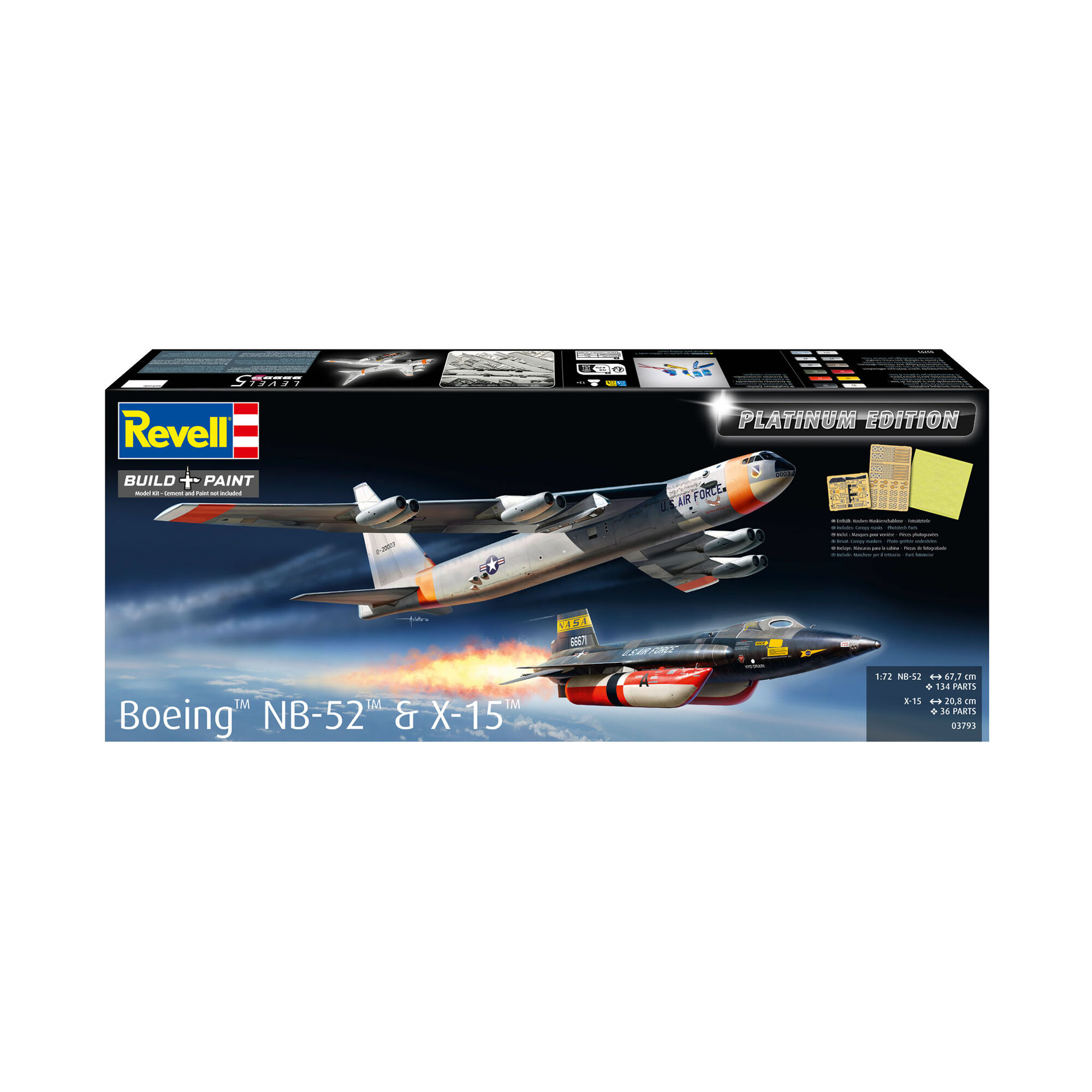 Opakowanie modelu Boeing NB-52 i X-15 w edycji Platinum