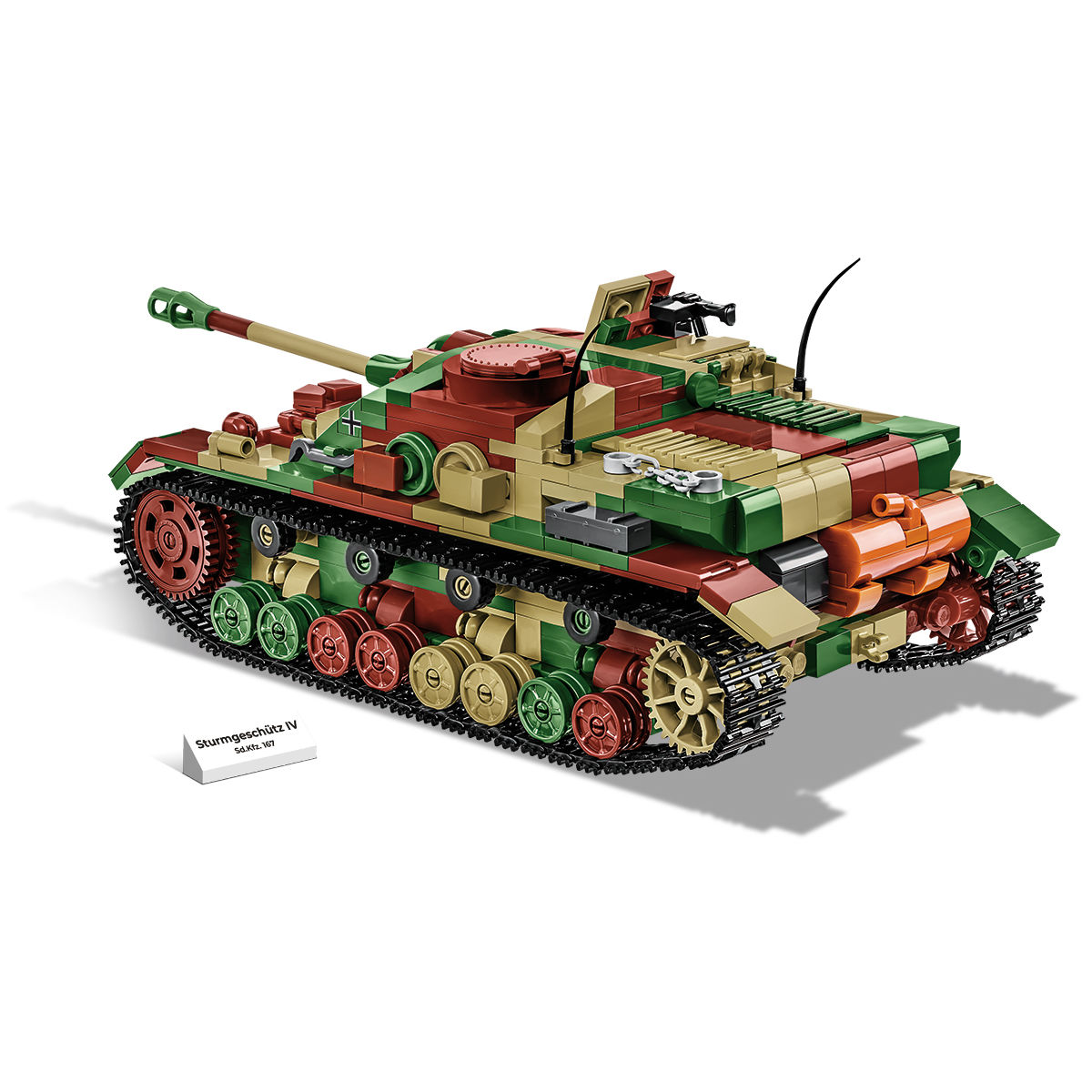 Tył i bok modelu Sturmgeschütz IV