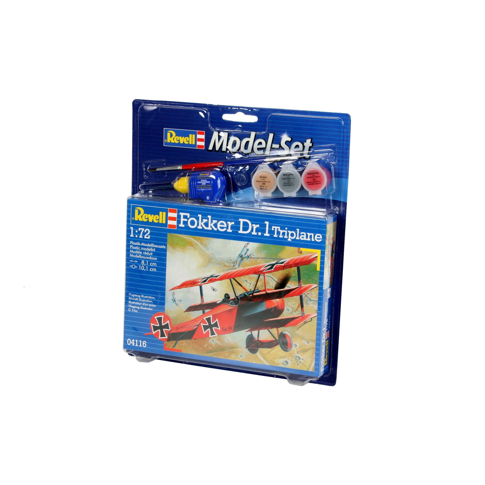 Zestaw modelarski Revell Fokker Dr.1 Triplane w opakowaniu
