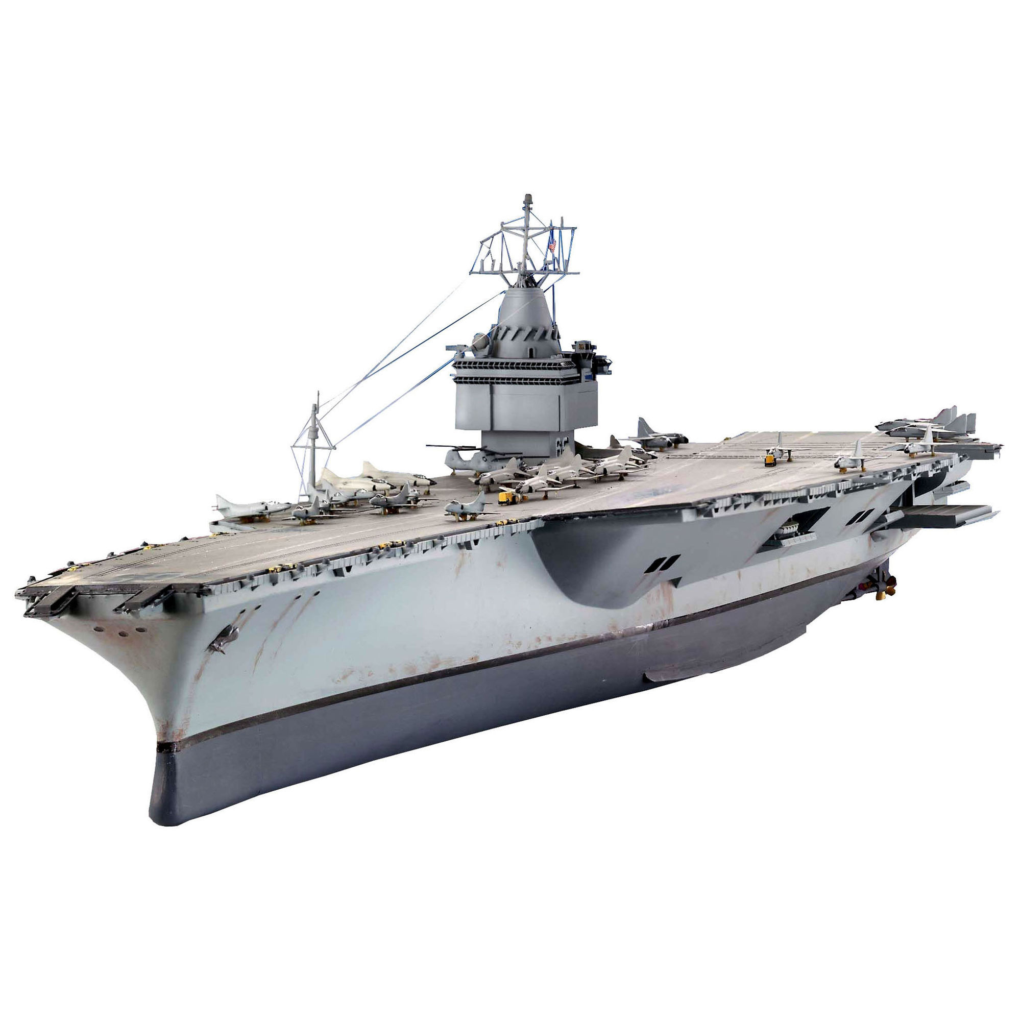 Model lotniskowca USS Enterprise w skali 1:720