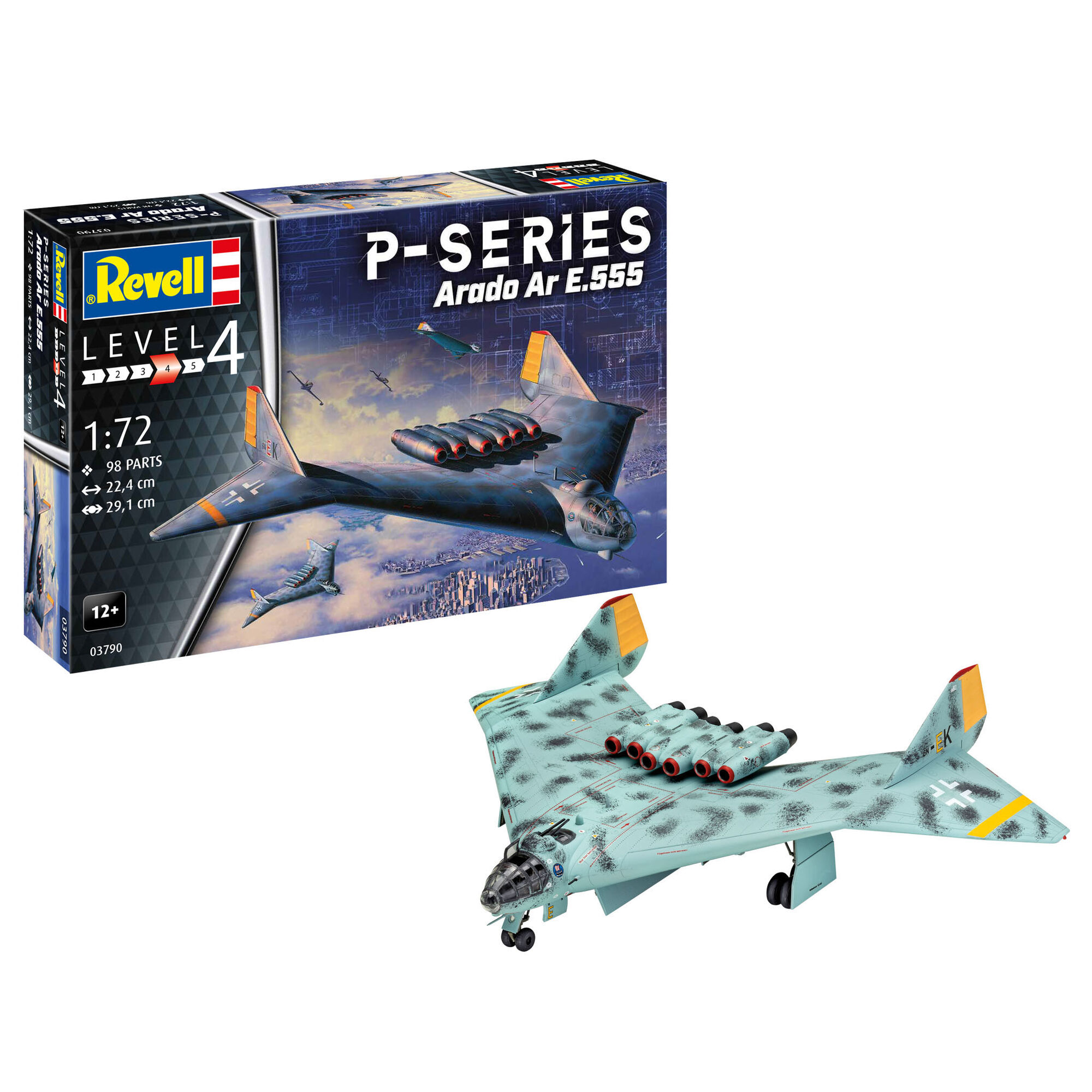 Złożony model Arado Ar E.555