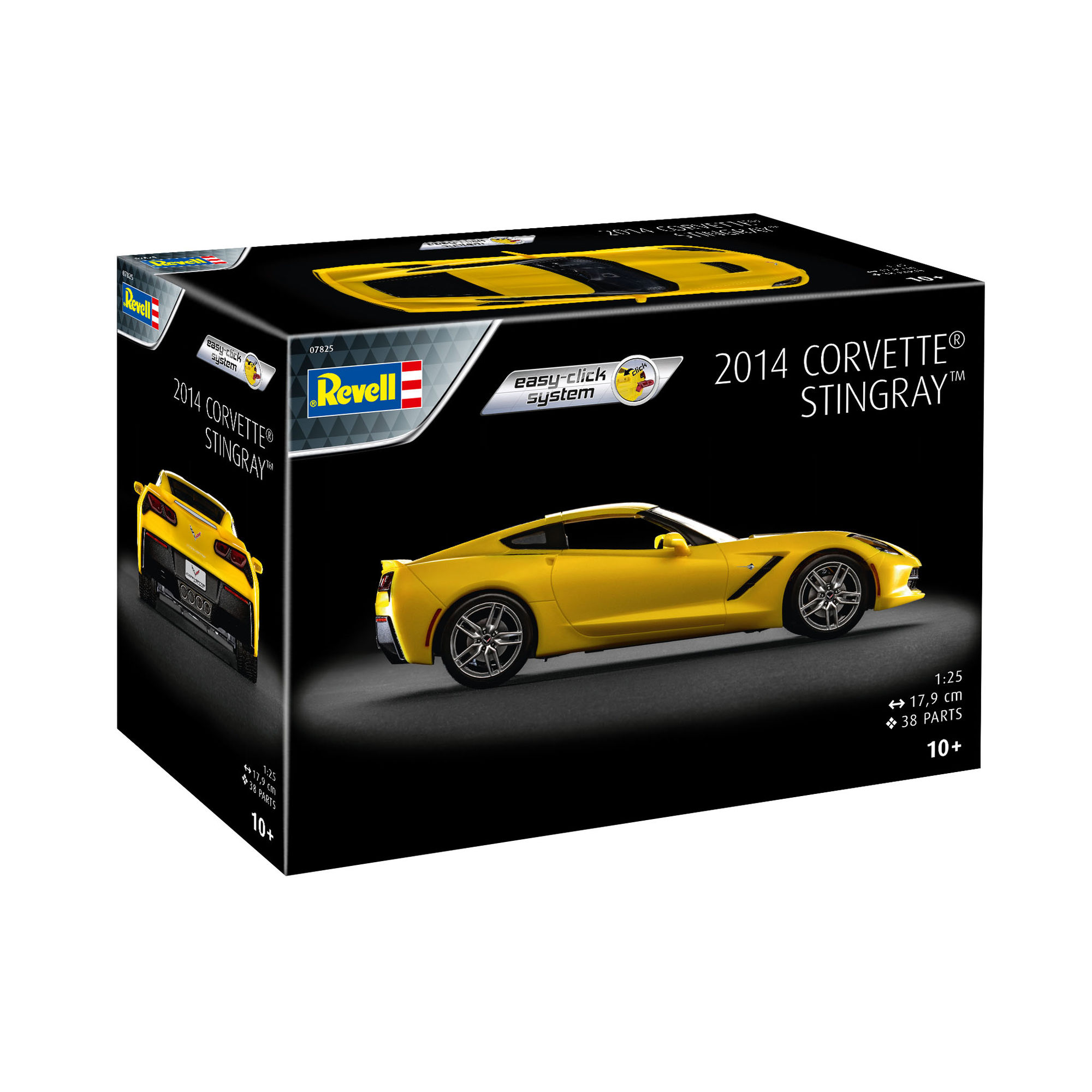 Pudełko modelu 2014 Corvette Stingray w skali 1:25