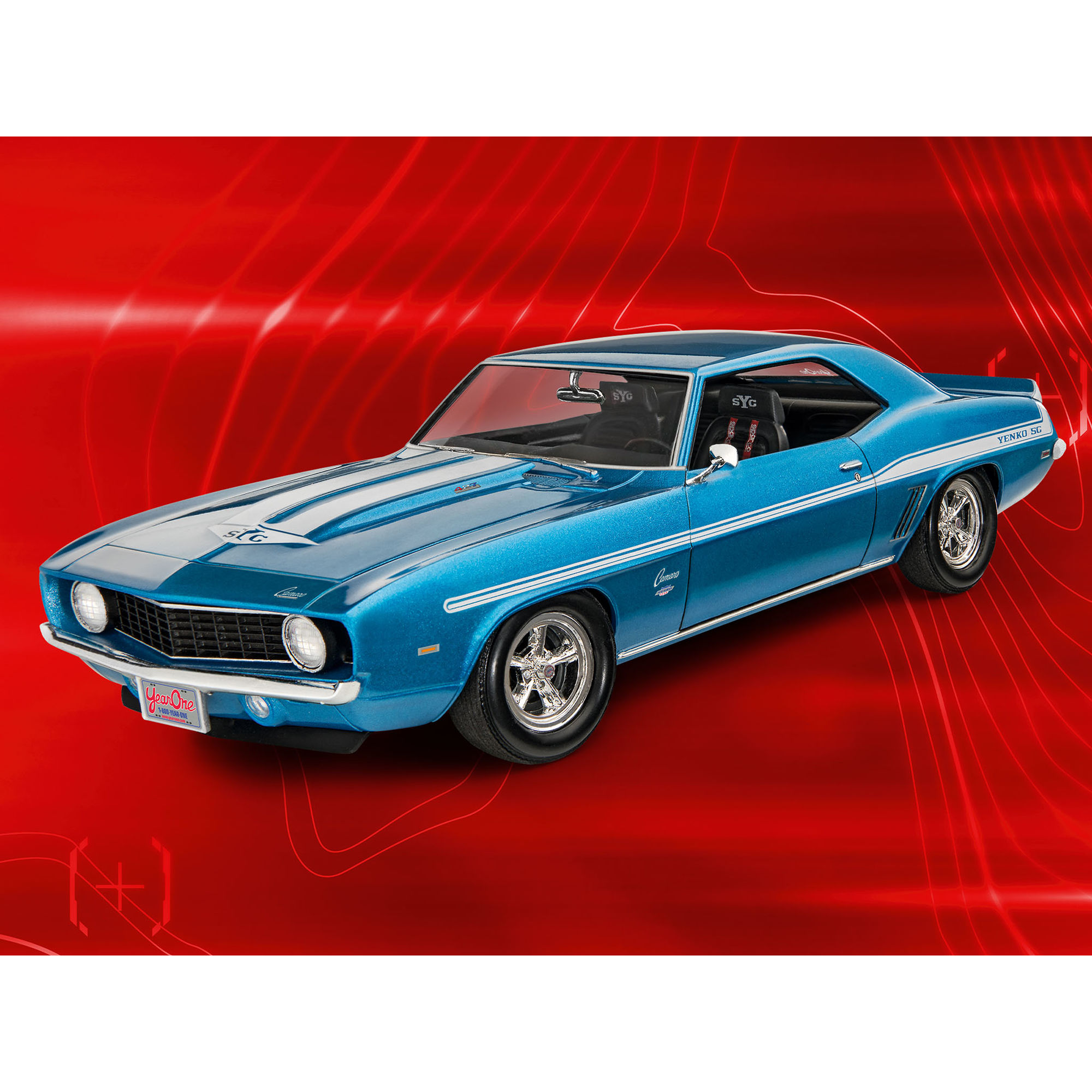Zbliżenie modelu Chevy Camaro Yenko