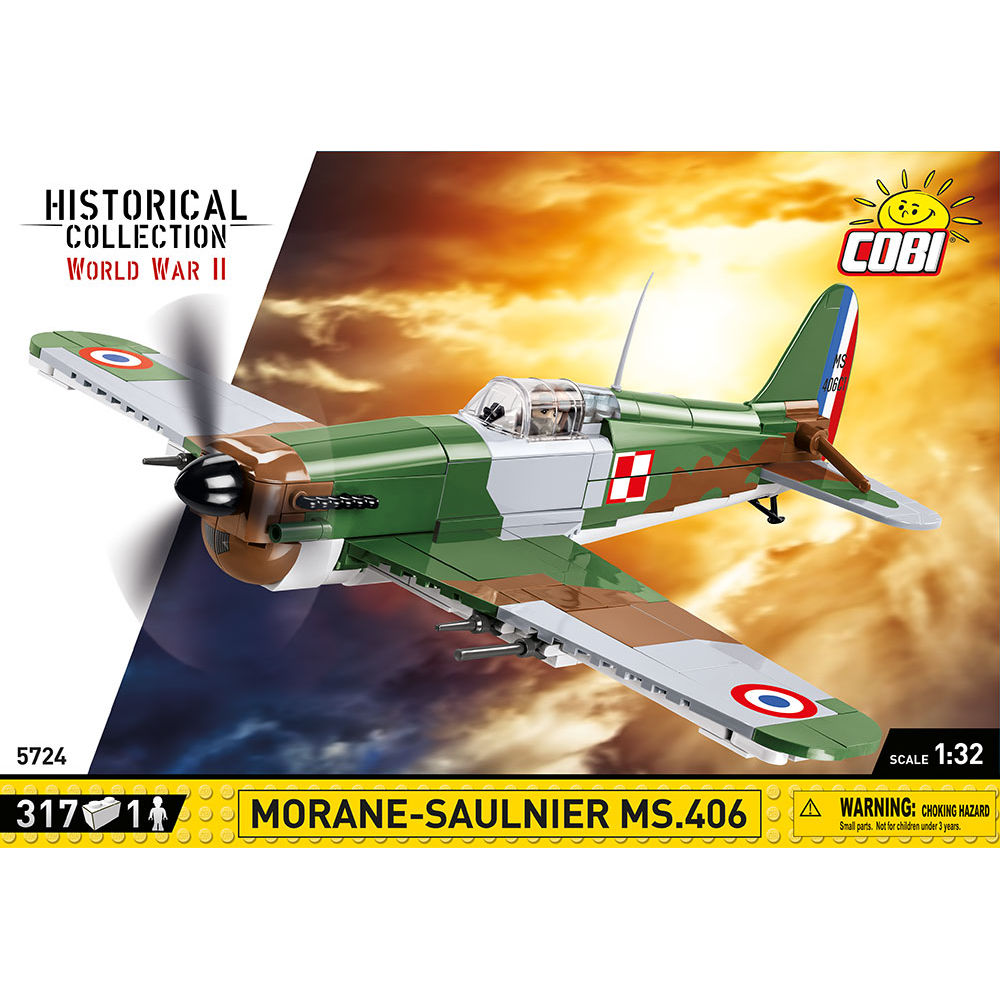 Zbudowany model Morane-Saulnier MS.406