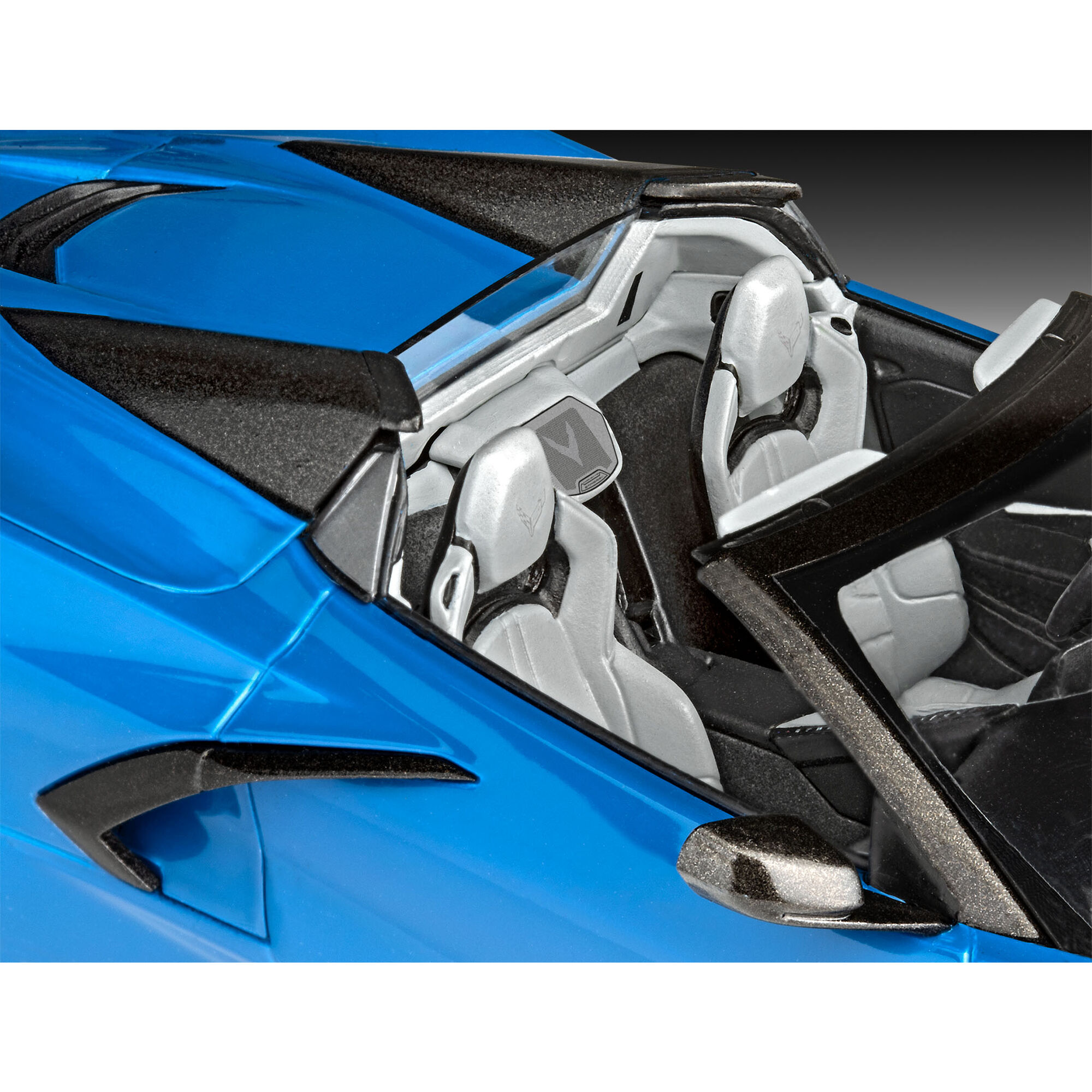 Zbliżenie na wnętrze modelu Corvette C8 Cabriolet
