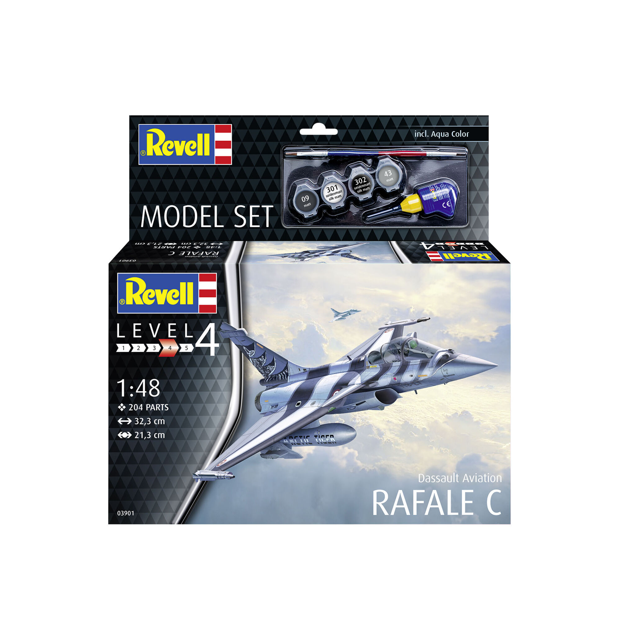 Opakowanie zestawu modelarskiego Dassault Aviation Rafale C