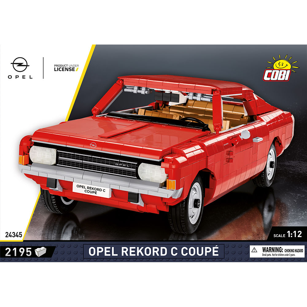 Przedni widok modelu Opel Rekord C Coupé w skali 1:12