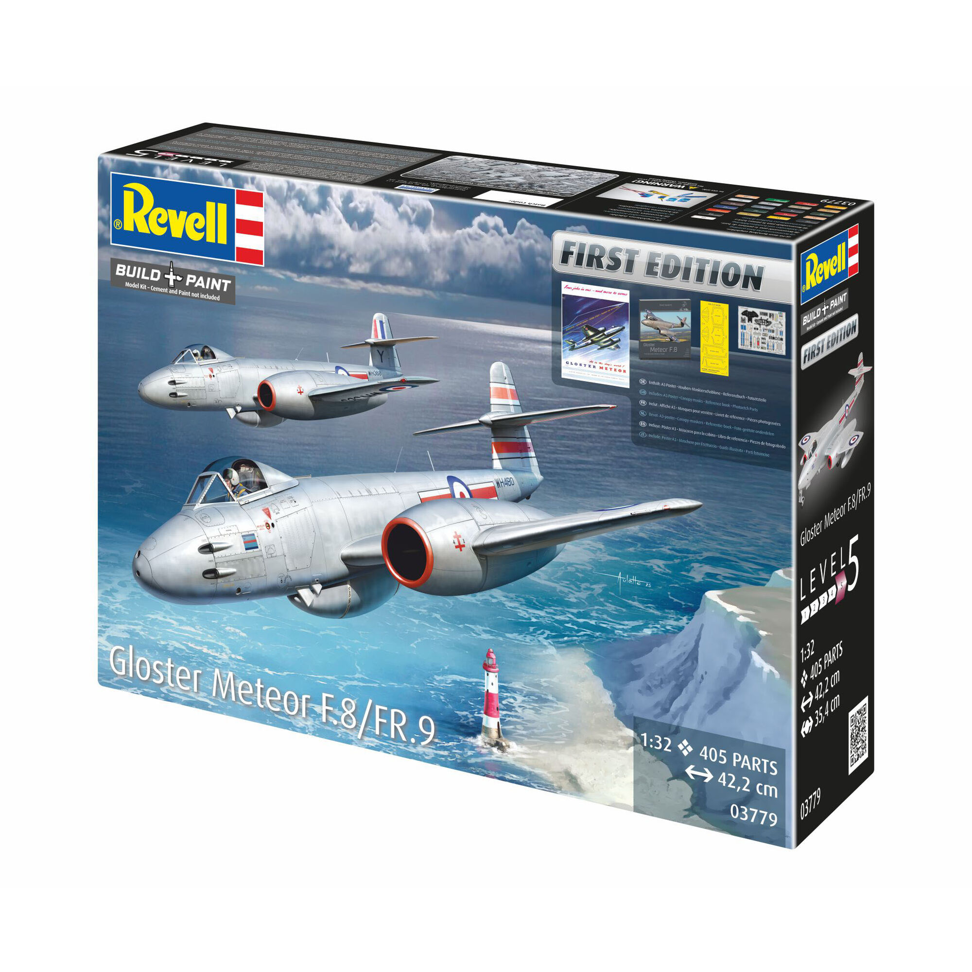 Opakowanie zestawu Revell Gloster Meteor F.8/FR.9