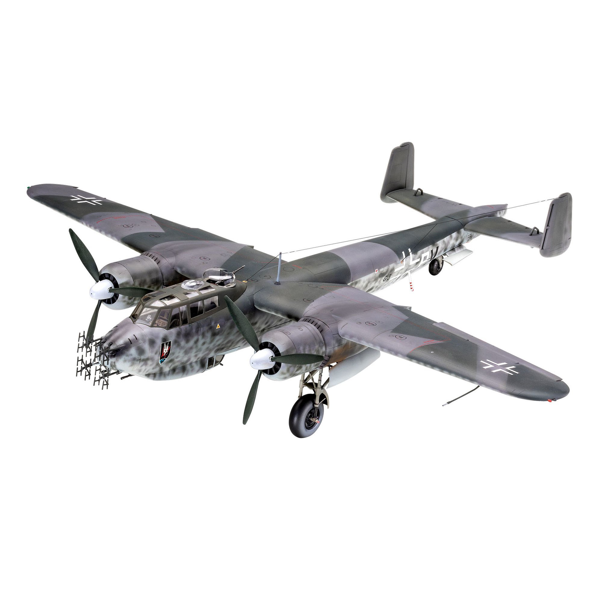 Złożony model samolotu Do 217J-1/2