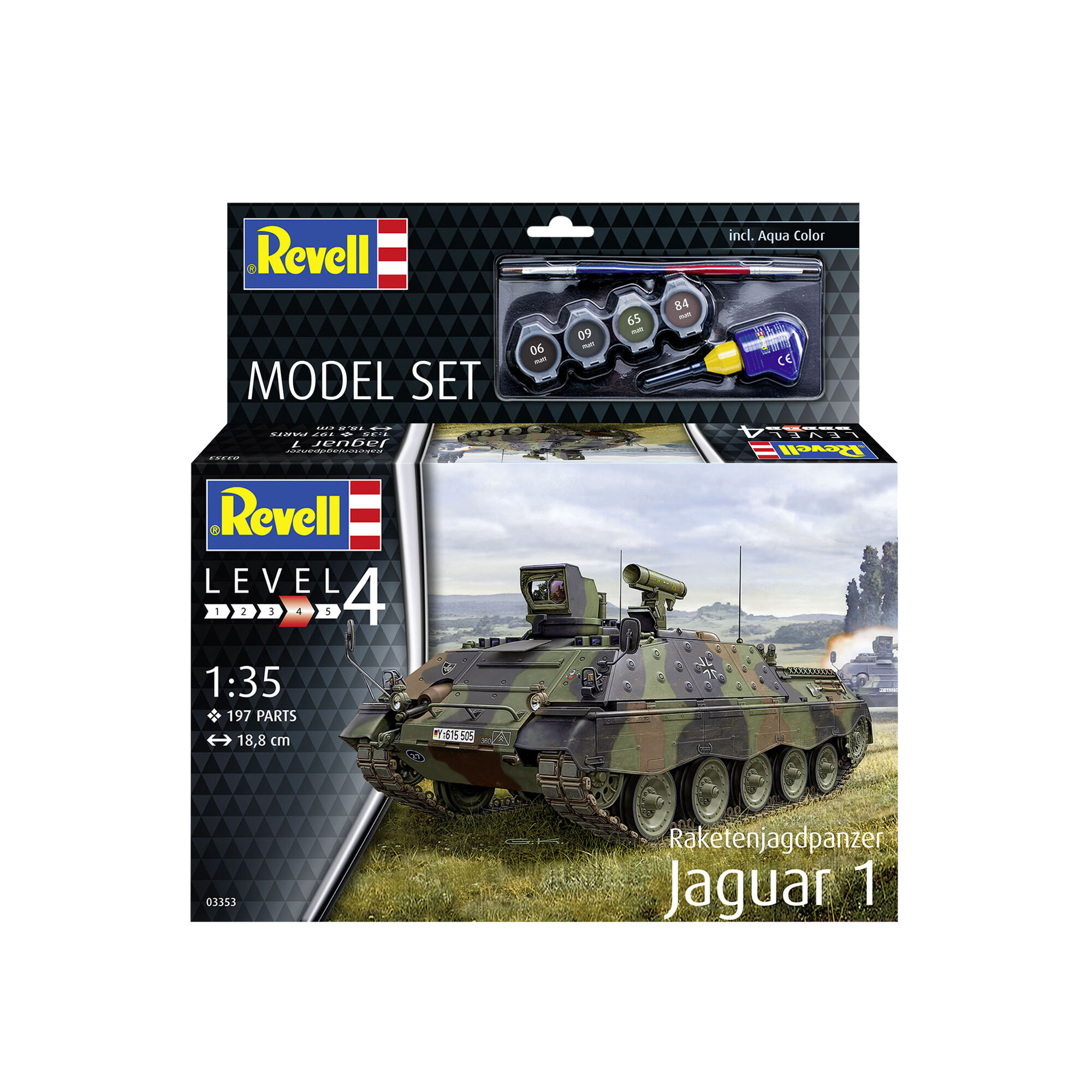 Zestaw modelarski Revell Raketenjagdpanzer Jaguar 1 w skali 1:35