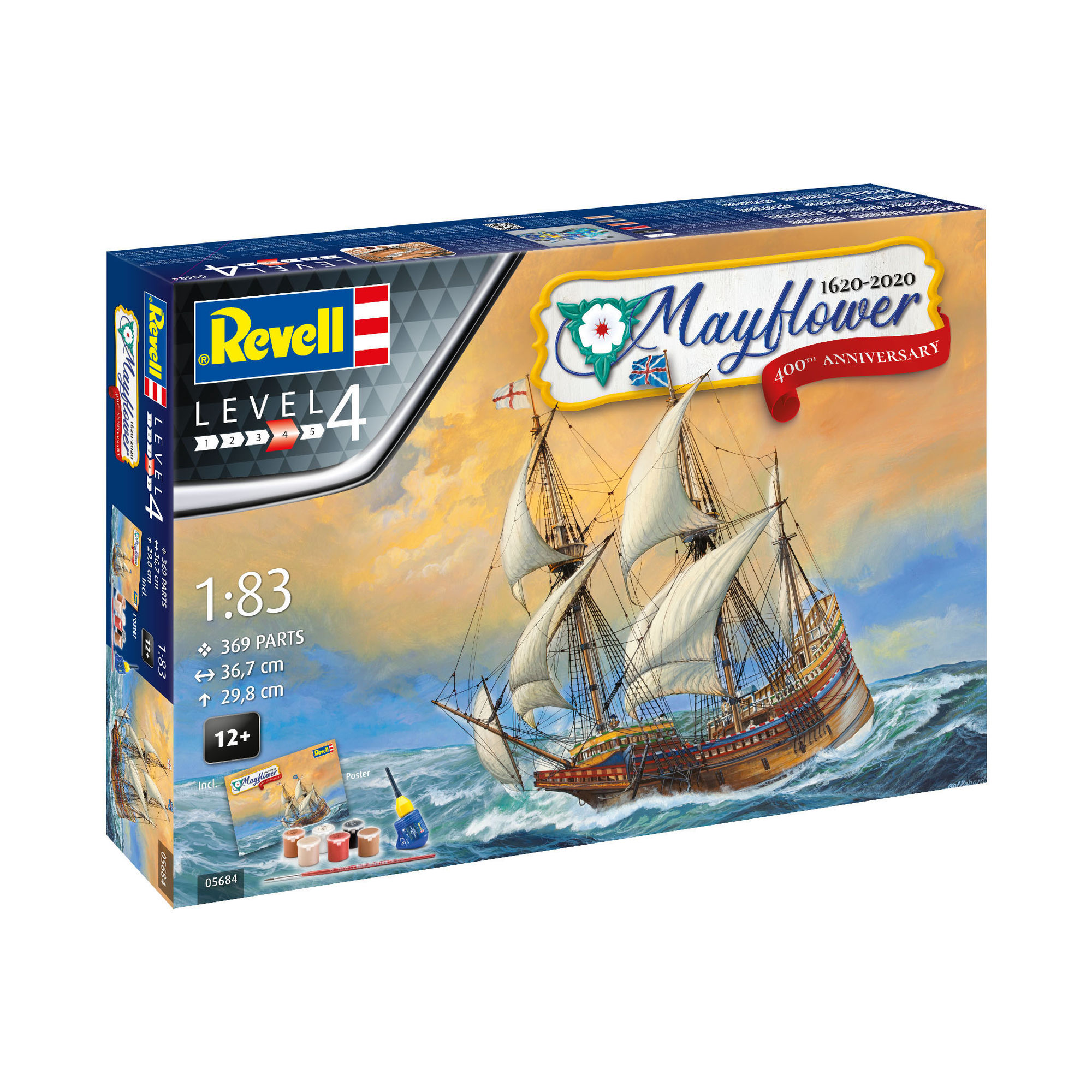 Pudełko zestawu modelarskiego Mayflower Revell