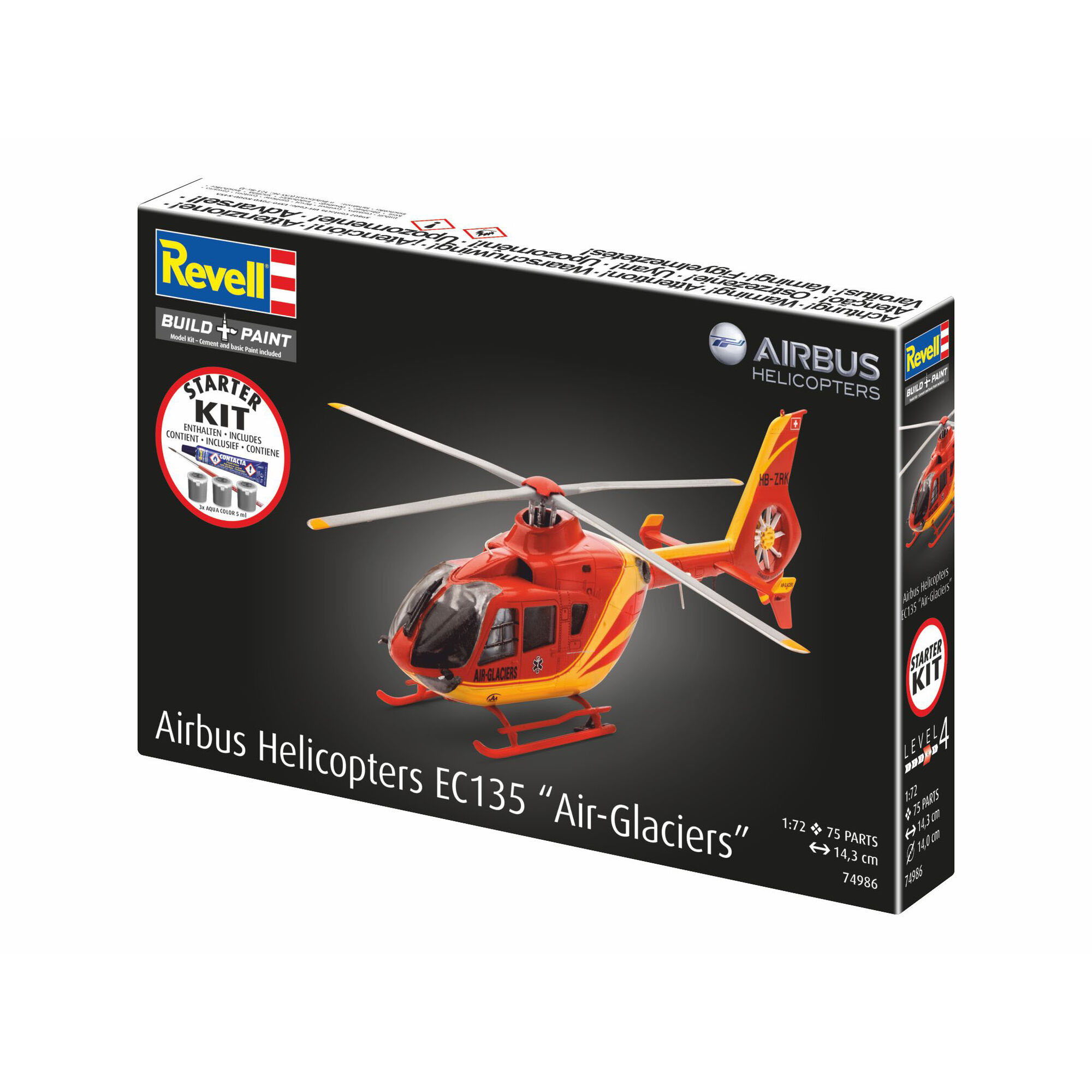 Opakowanie zestawu Revell Airbus Helicopters EC135 Air-Glaciers