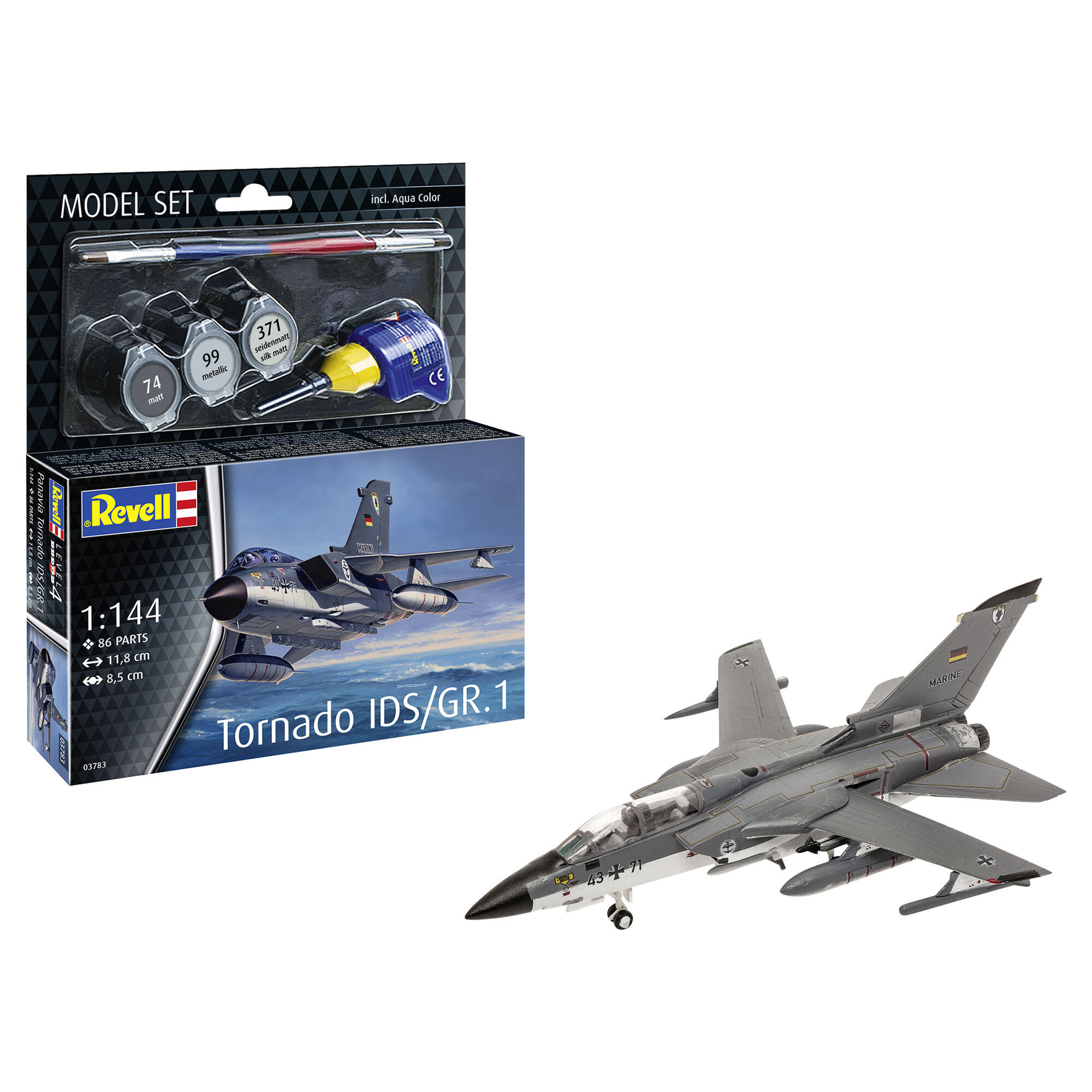 Złożony model samolotu Panavia Tornado IDS/GR.1