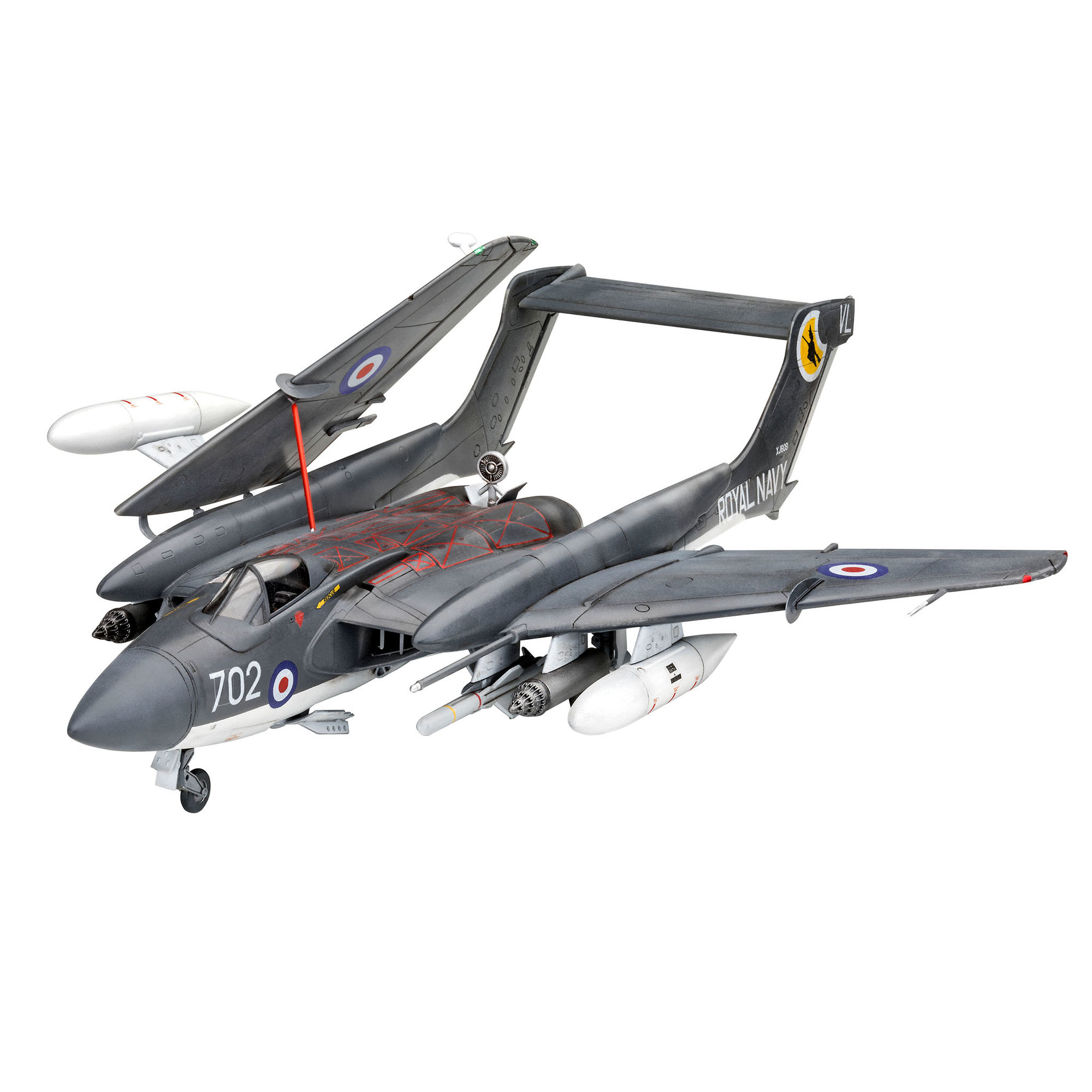 Złożony model samolotu Sea Vixen FAW 2
