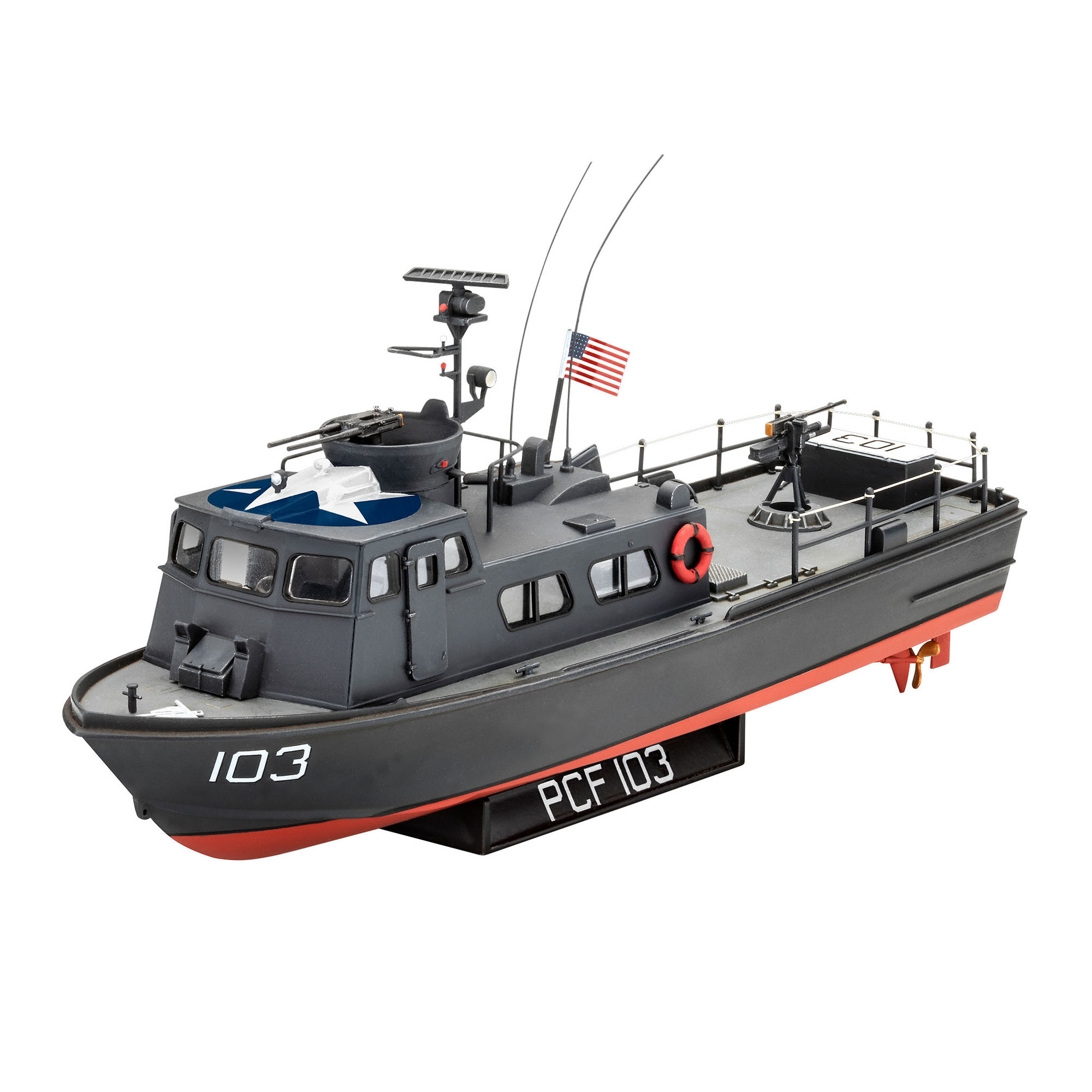 Złożony model łodzi patrolowej Swift Boat Mk.I