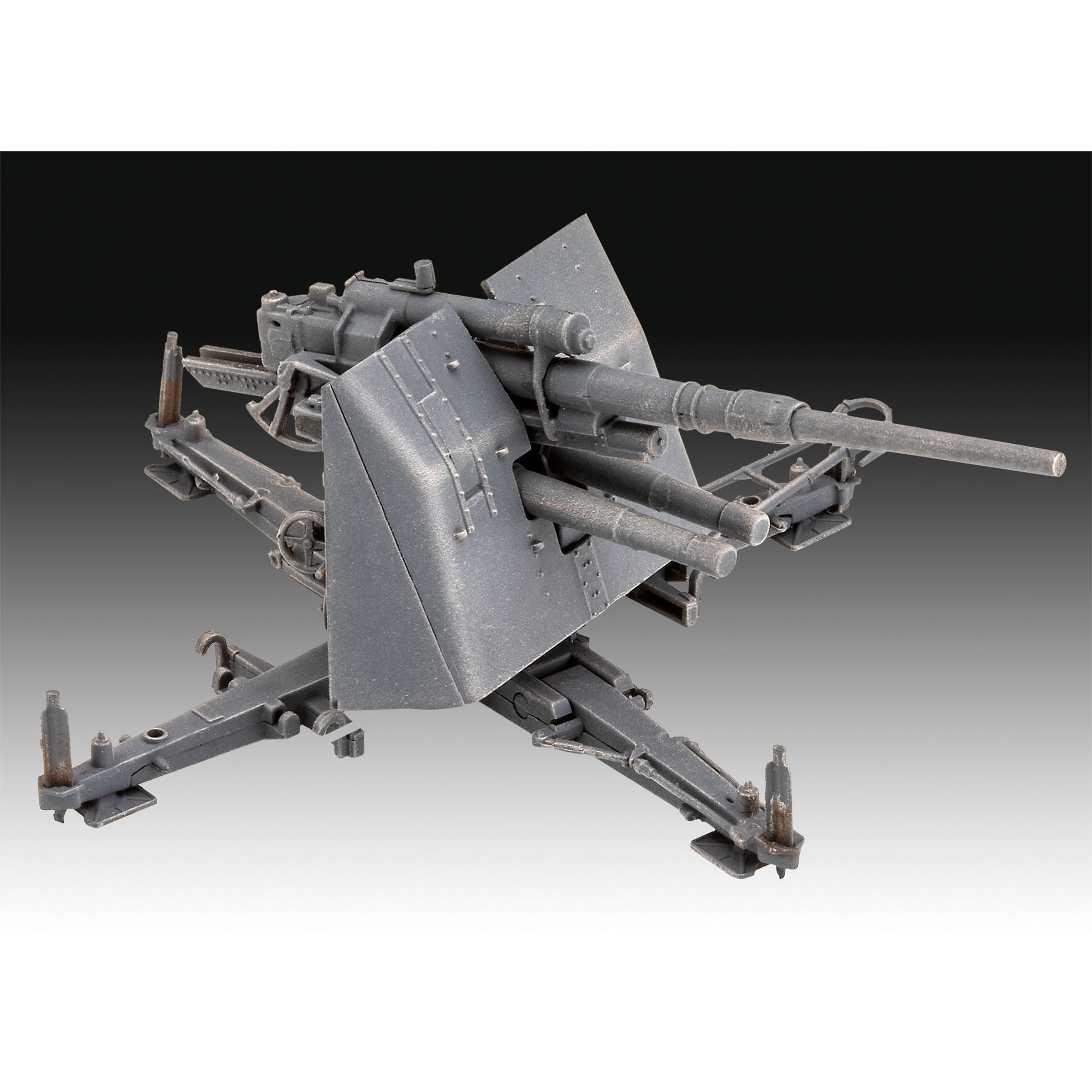 Model działa 8,8 cm Flak 37 w skali 1:72