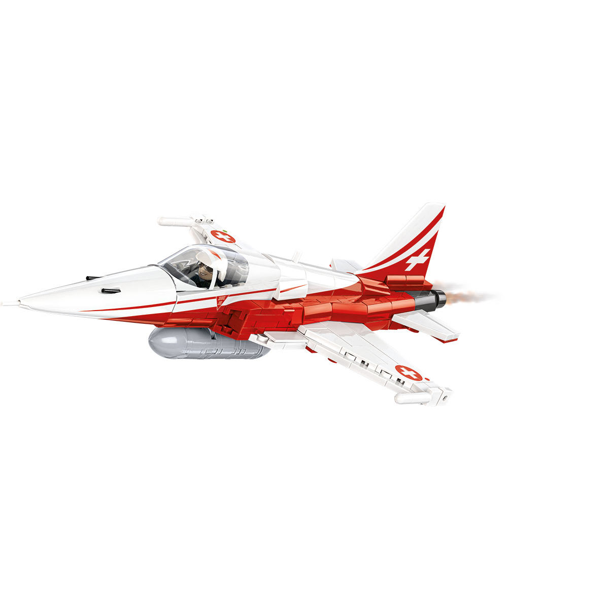 Model Northrop F-5E Tiger II z klocków