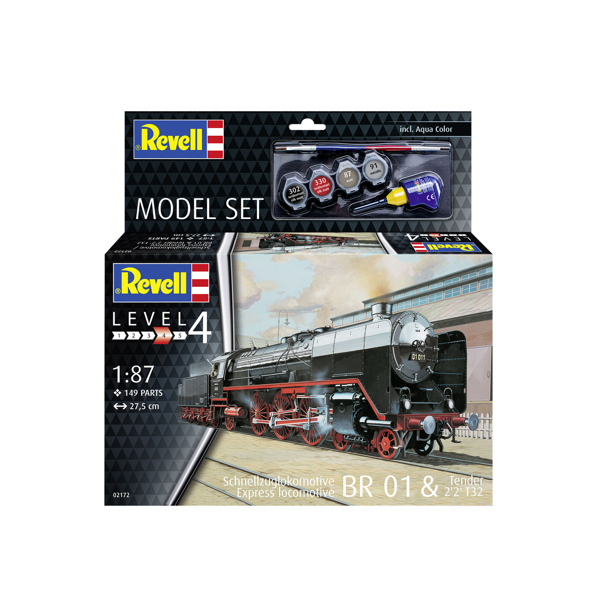 Opakowanie zestawu modelarskiego lokomotywy BR 01