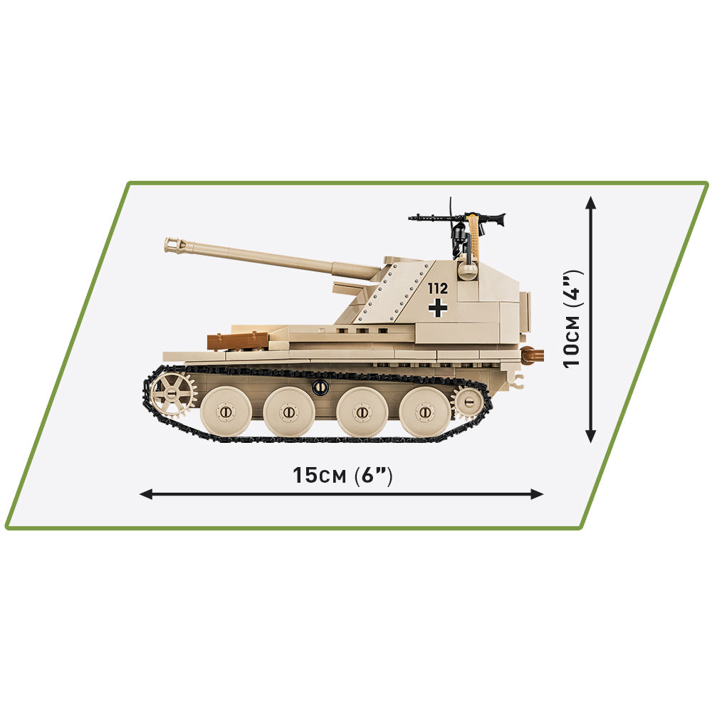 Wymiary modelu Marder III Ausf. M