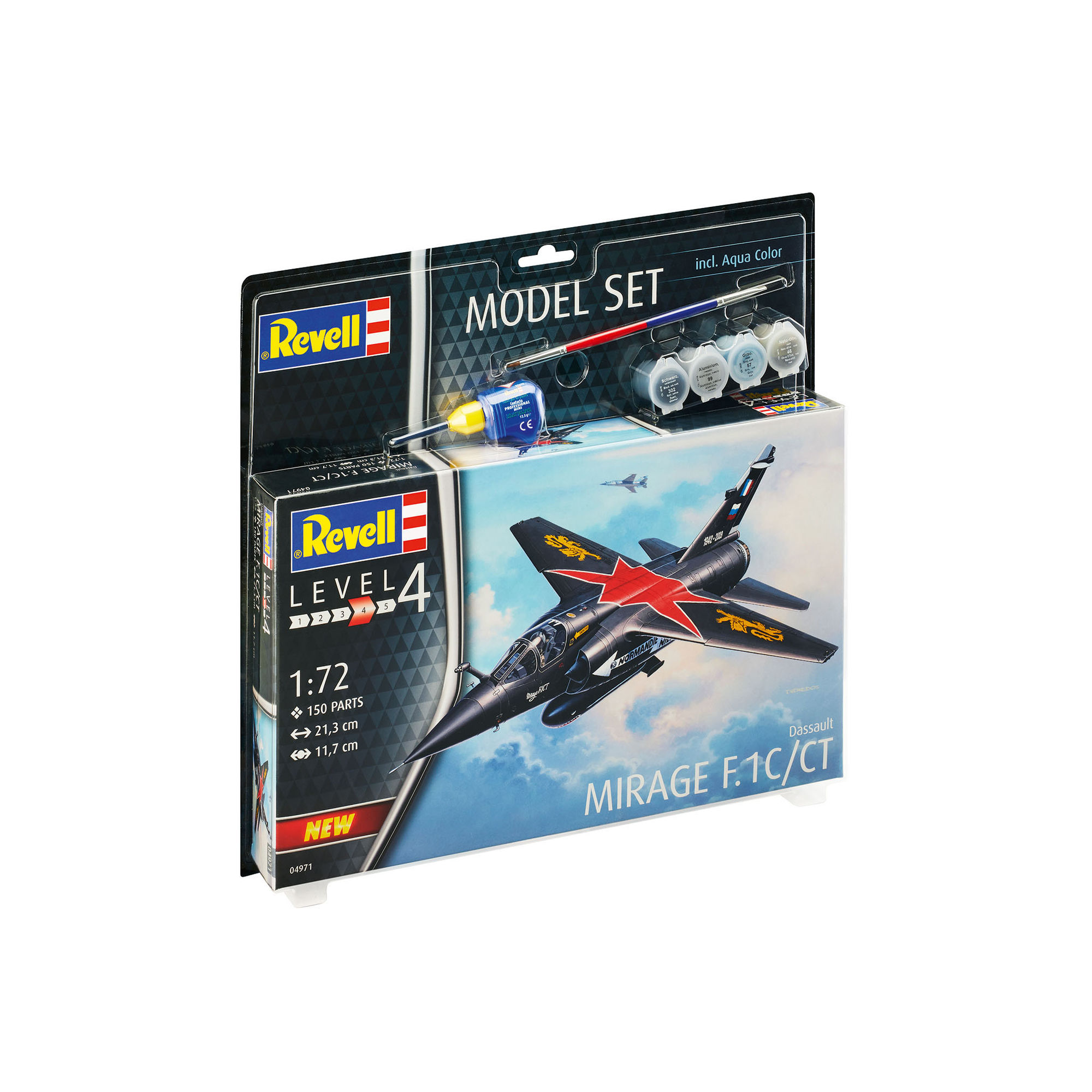 Opakowanie zestawu modelarskiego Mirage F-1 C/CT