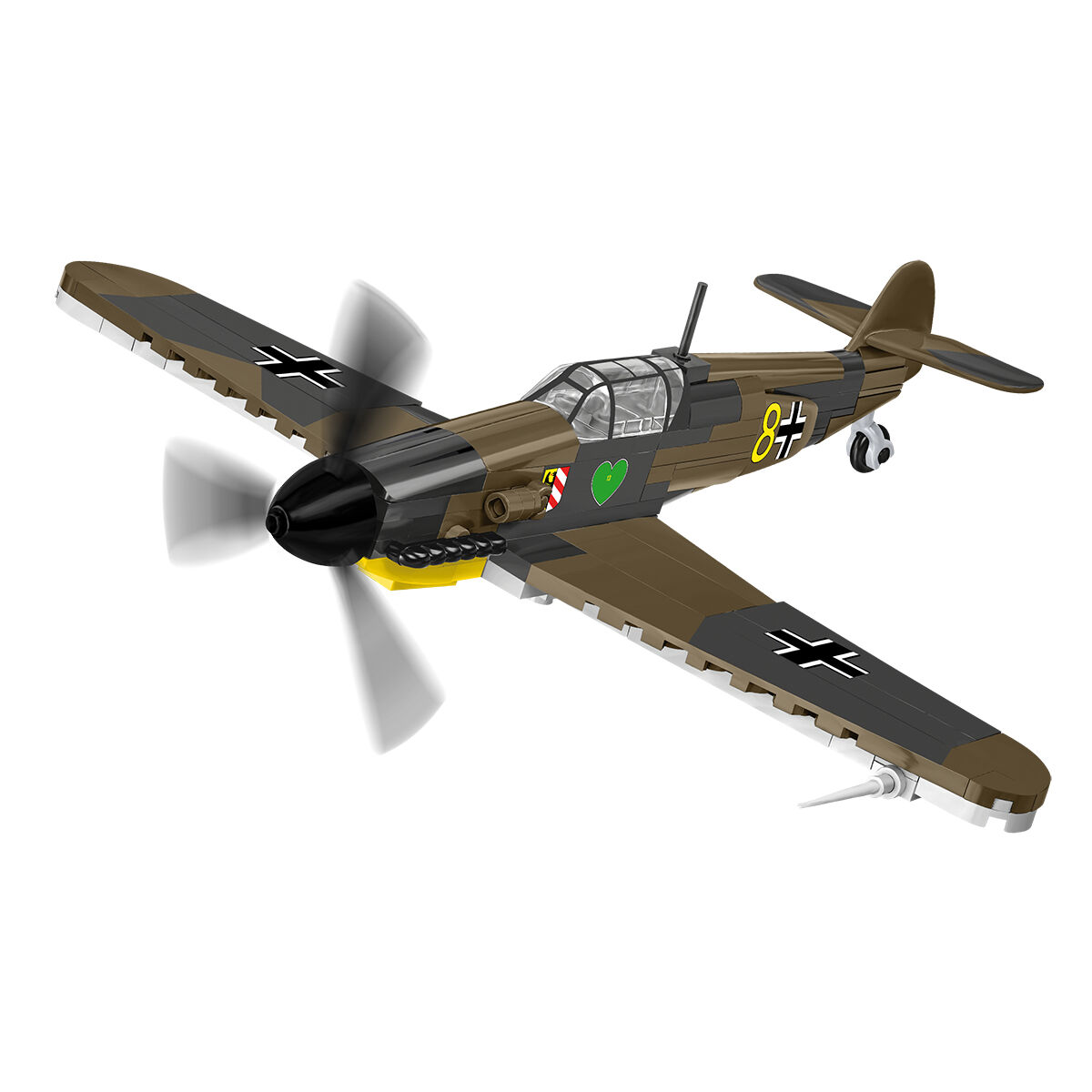 Model Messerschmitta Bf 109F z ruchomym śmigłem