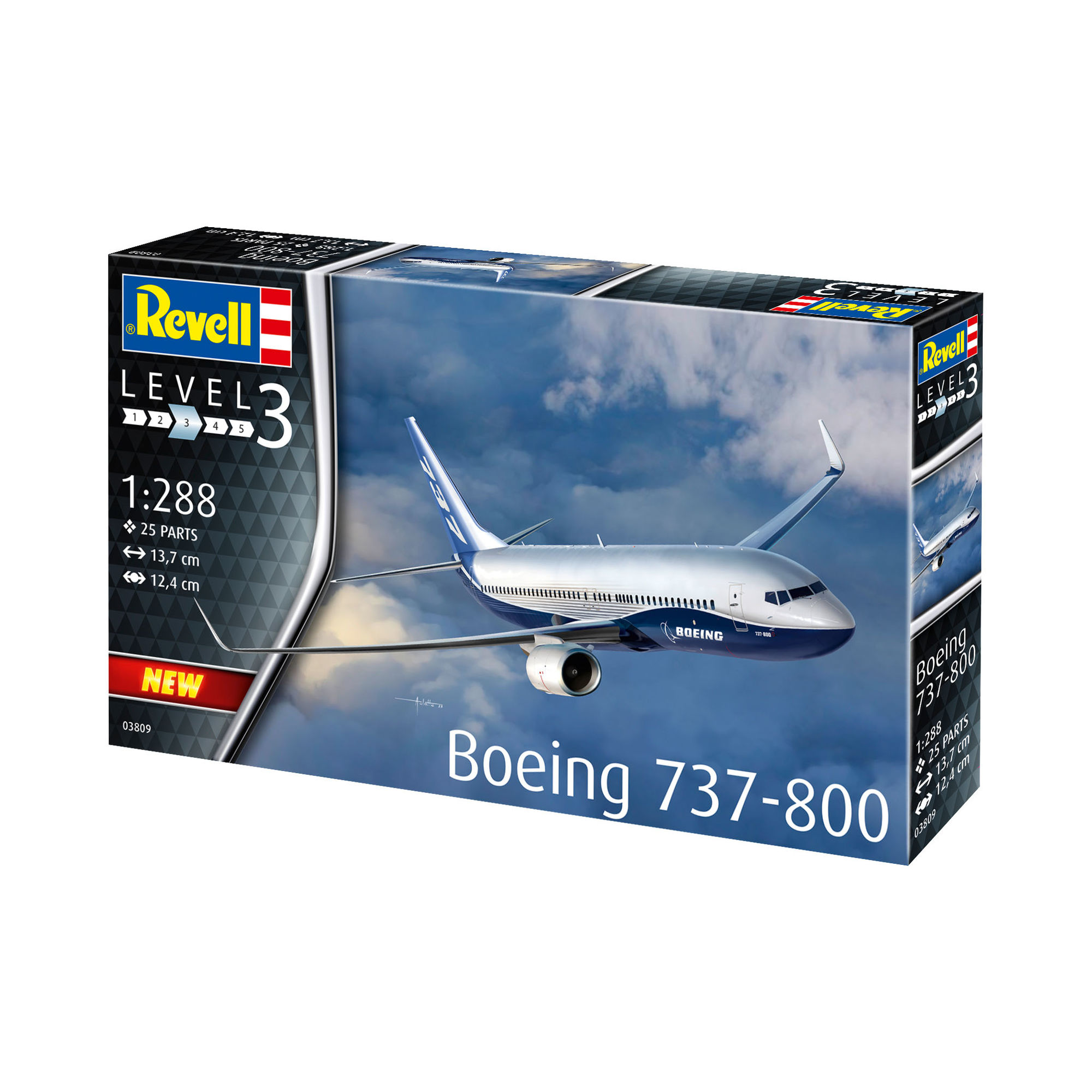 Pudełko modelu Boeing 737-800 Revell