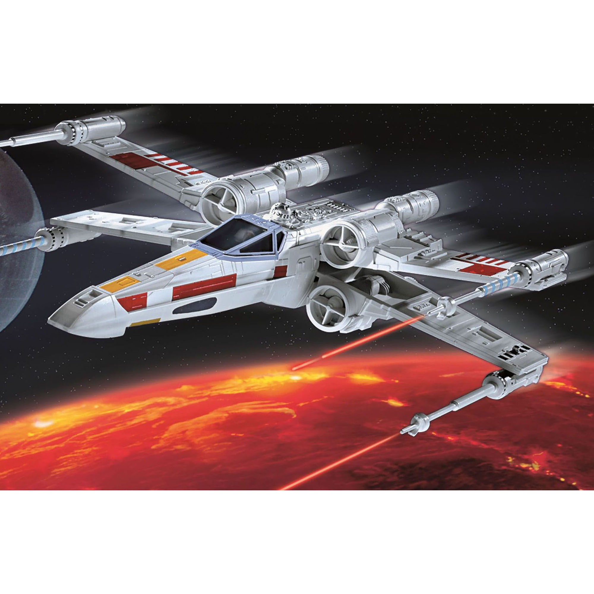 Model myśliwca T-65 X-Wing w skali 1:57