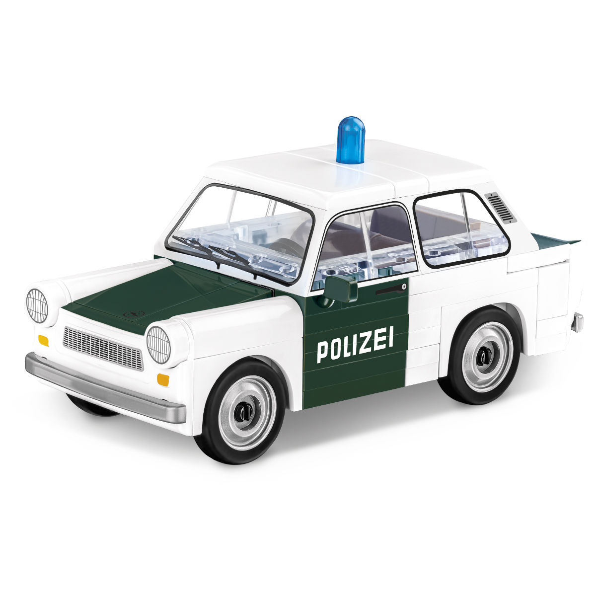 Model Trabanta 601 Polizei z klocków COBI