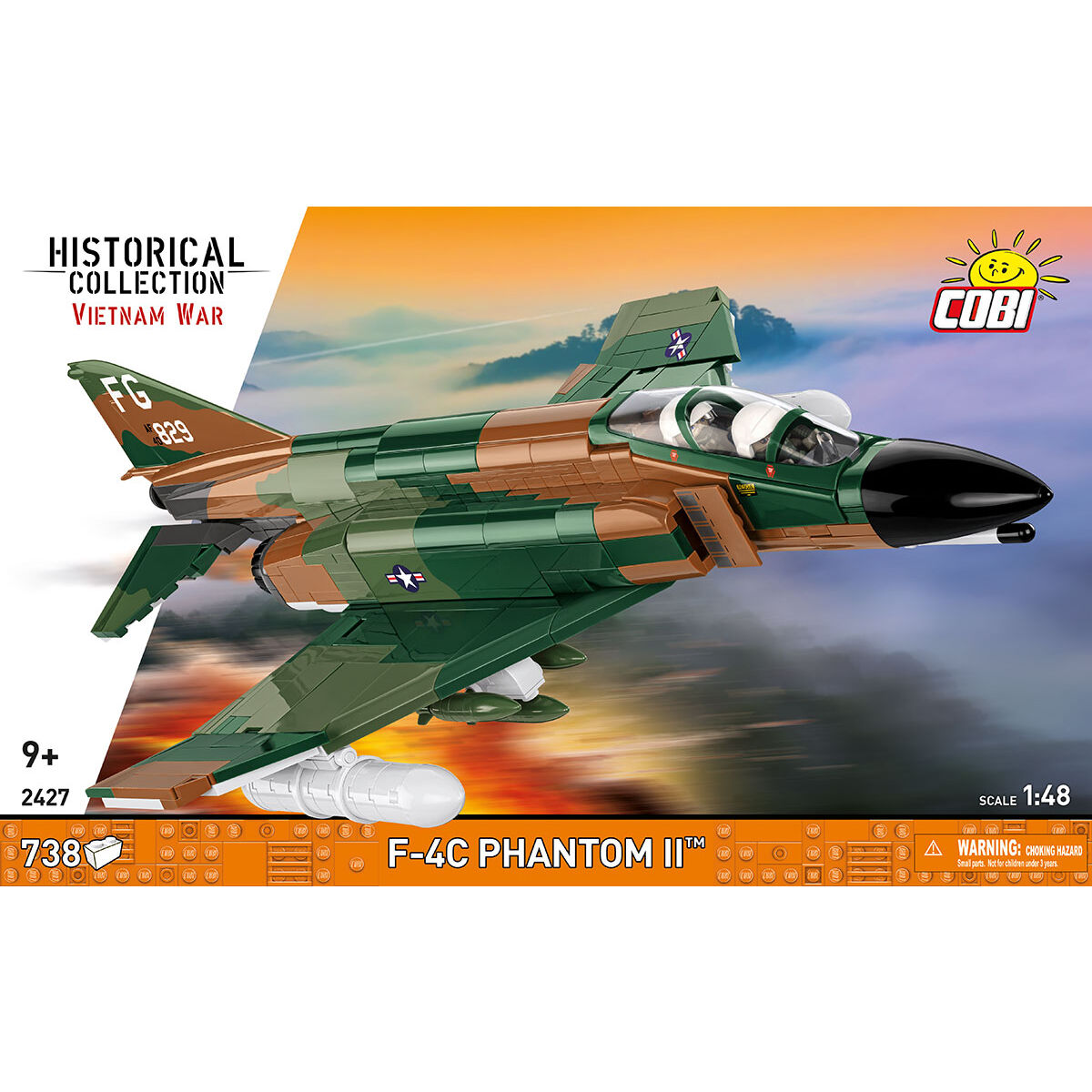 F-4C Phantom II z podwieszonym uzbrojeniem