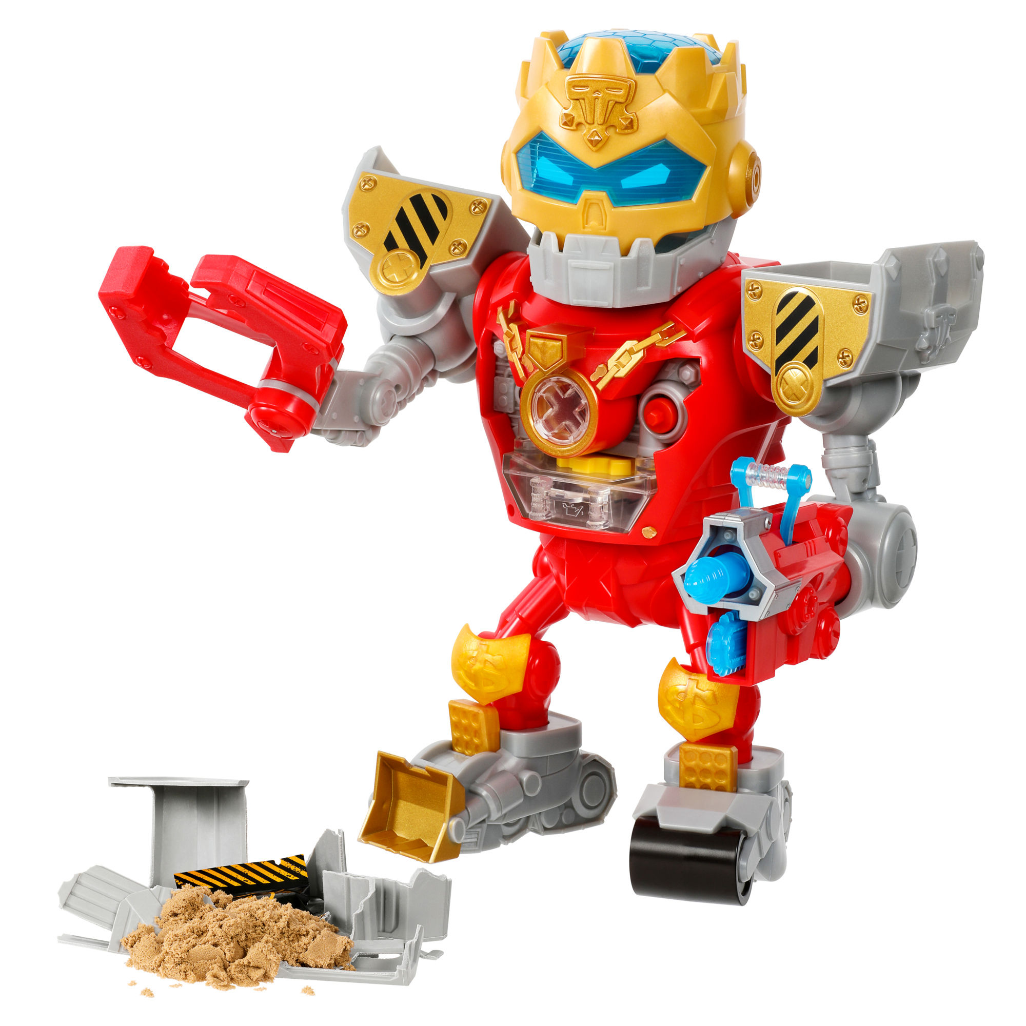 Mega Robot z pojemnikiem i imitacją hałdy piachu