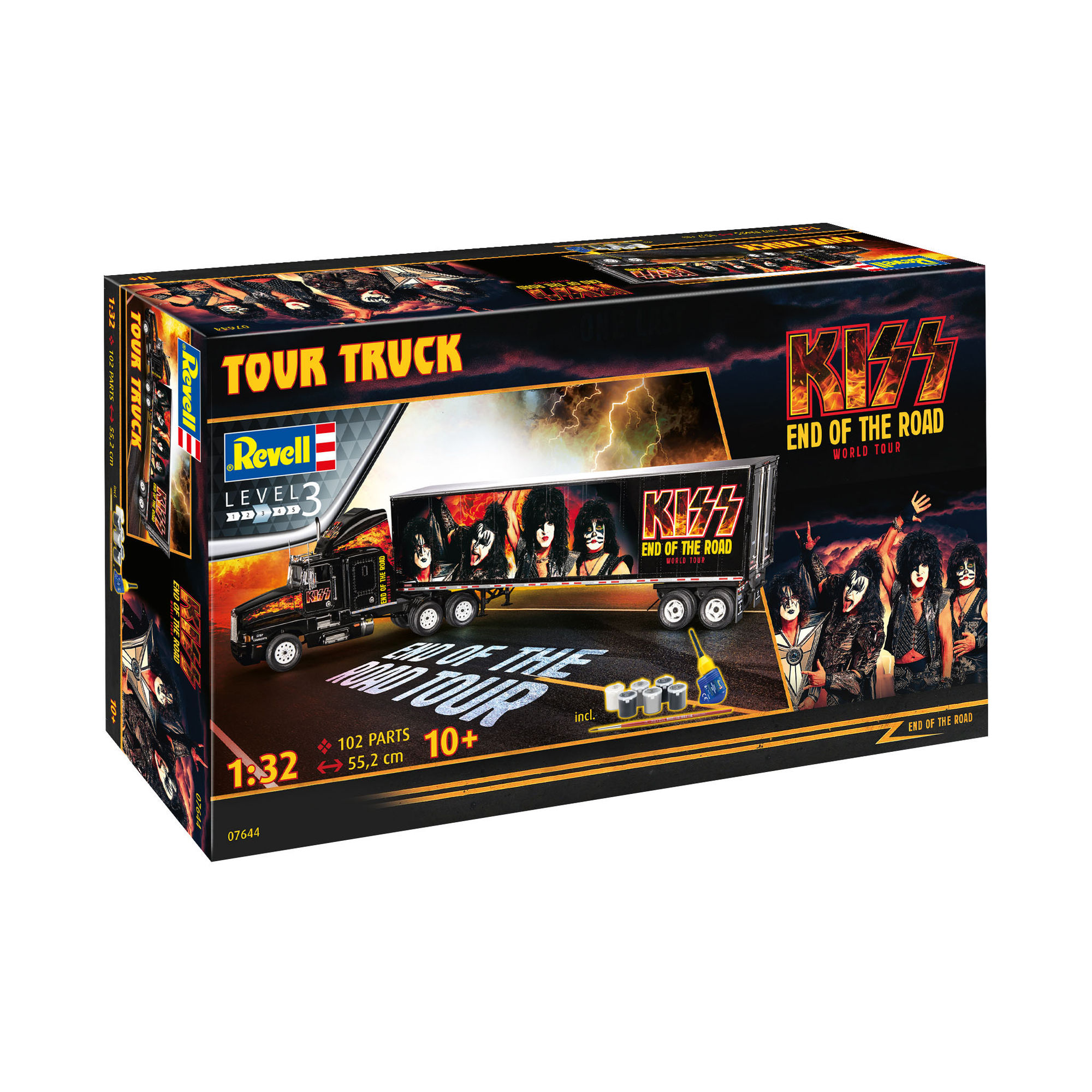 Pudełko zestawu modelarskiego KISS Tour Truck