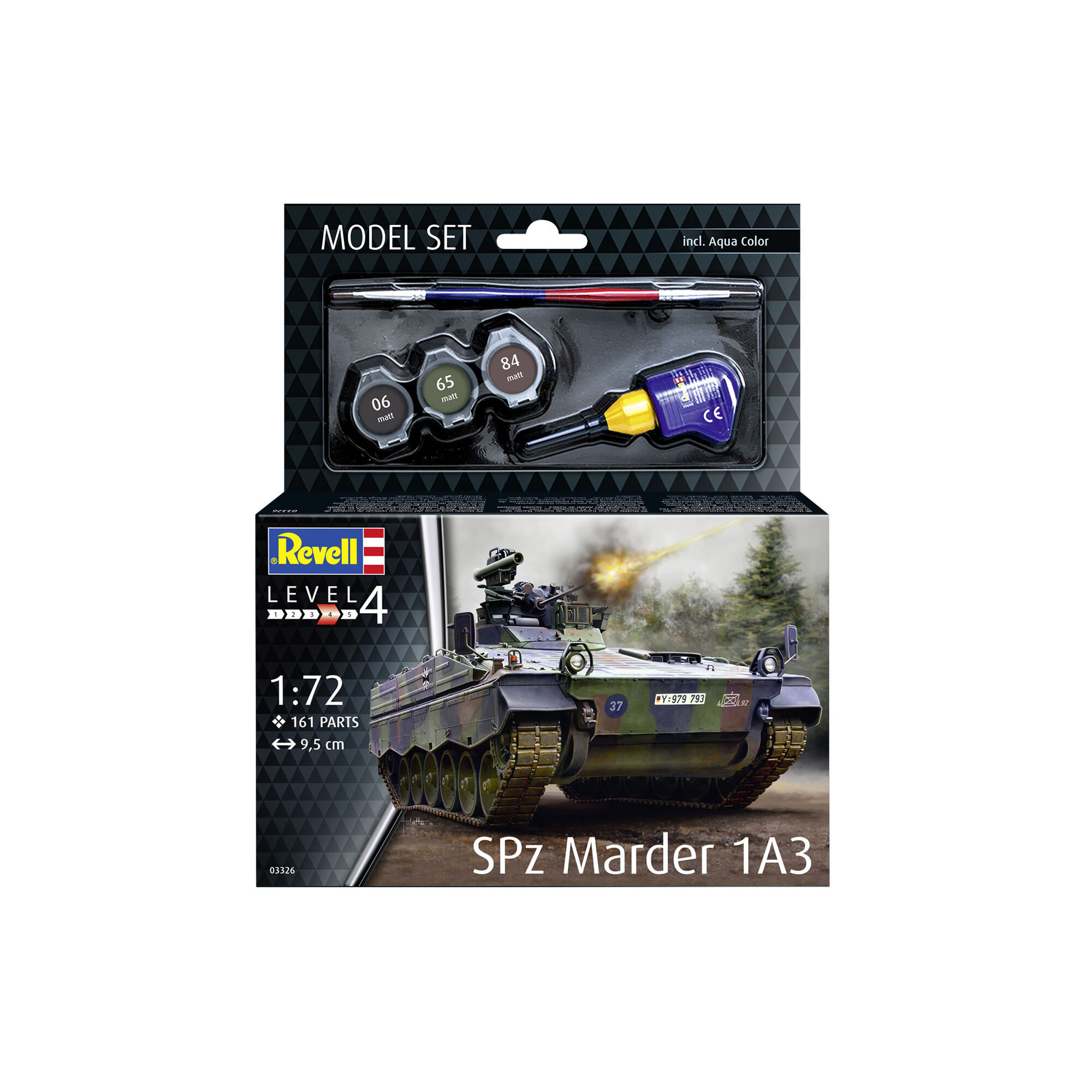 Zestaw Revell Marder 1A3 w skali 1:72 z akcesoriami