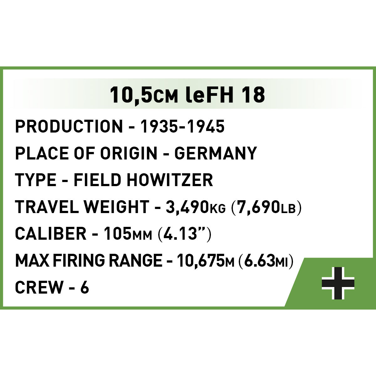 Informacje historyczne o haubicy 10,5 cm leFH 18