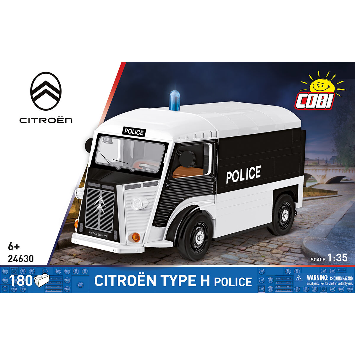 Przedni widok modelu Citroën Type H Police