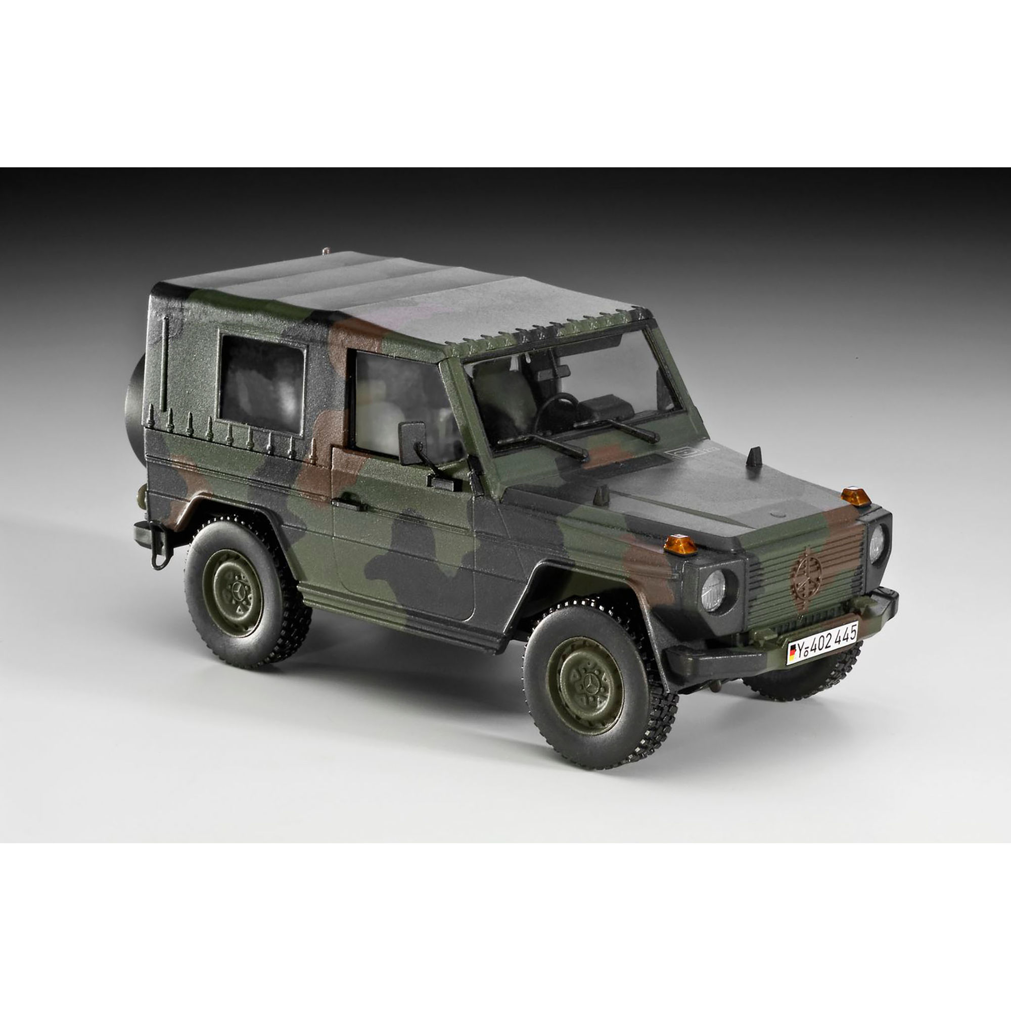 Zmontowany model samochodu terenowego Lkw gl leicht „Wolf”