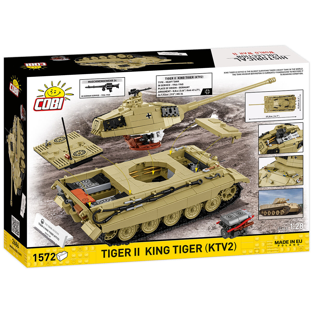 Pudełko zestawu Tiger II King Tiger (KTV2)