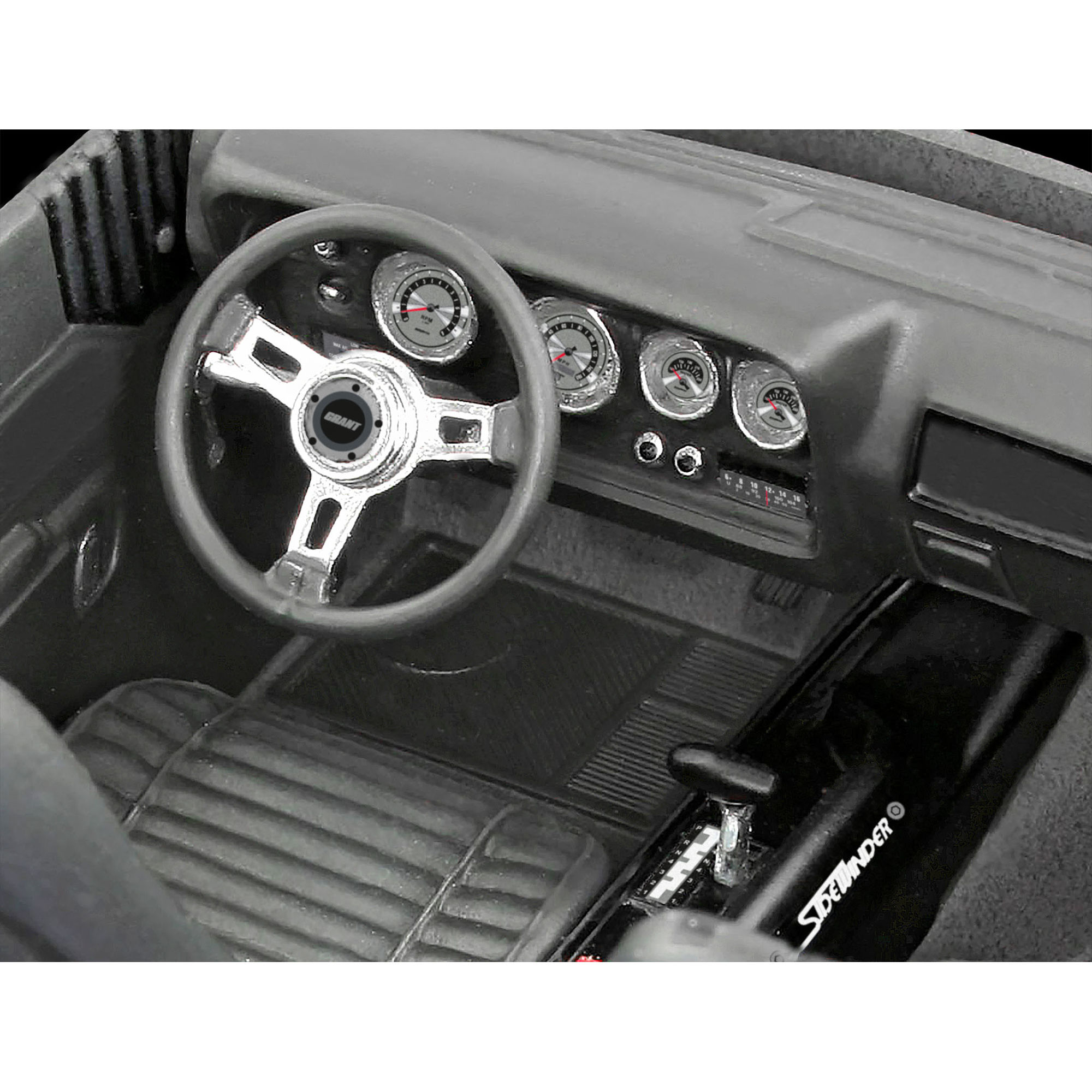 Szczegół wnętrza modelu Plymouth GTX